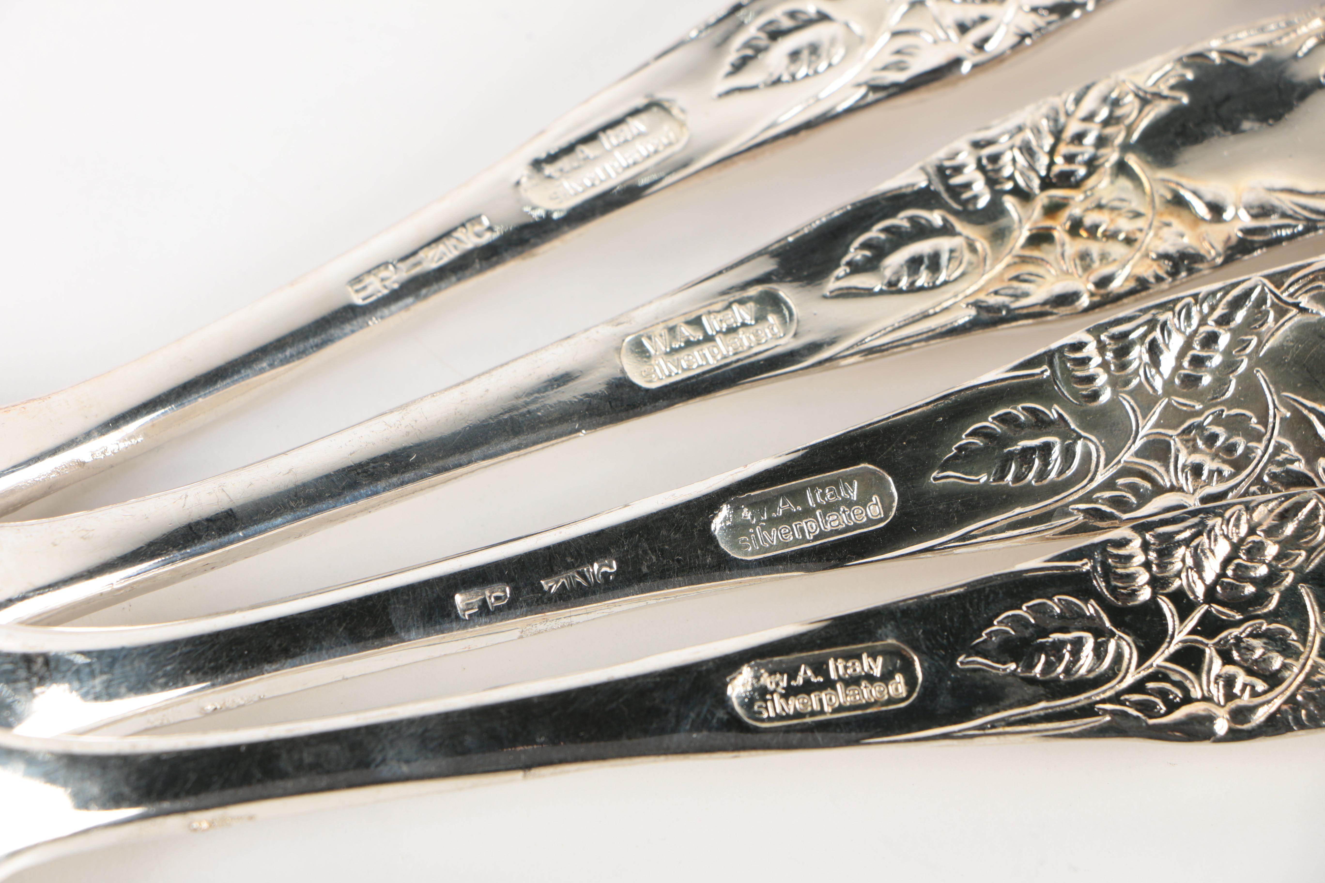 Silver Plate Serving Utensils featuring Godinger Silver Art Co.