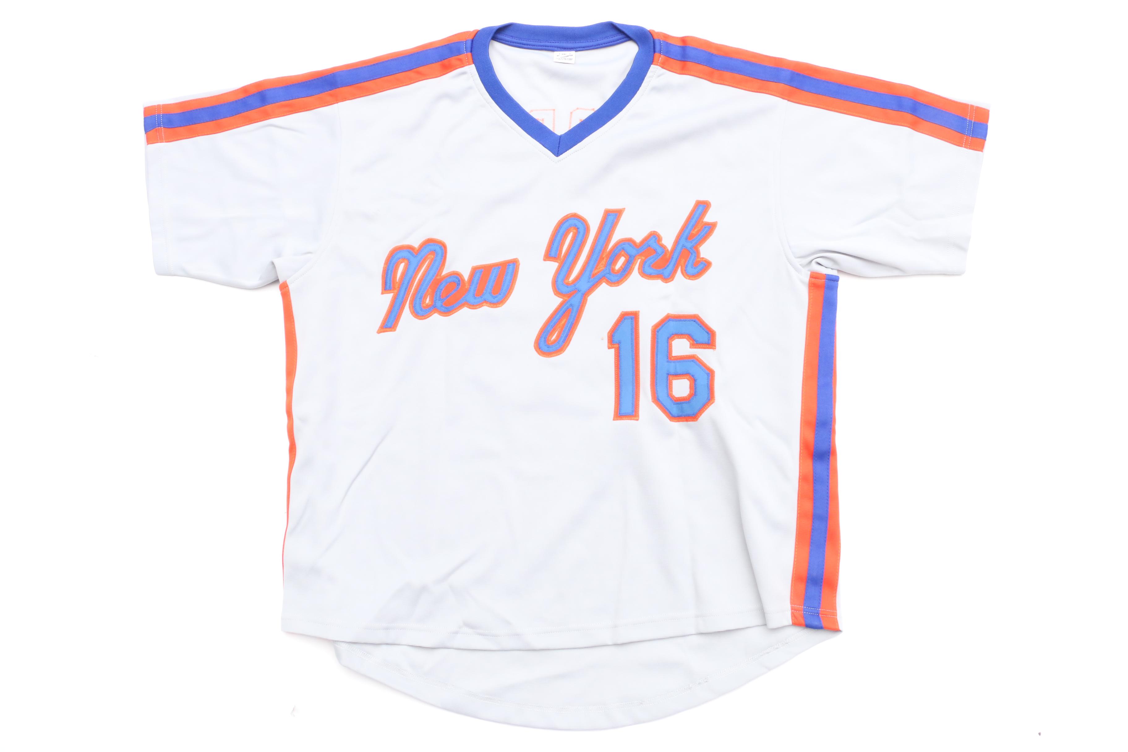 Dwight Gooden Signed Mets Away Jersey  COA
