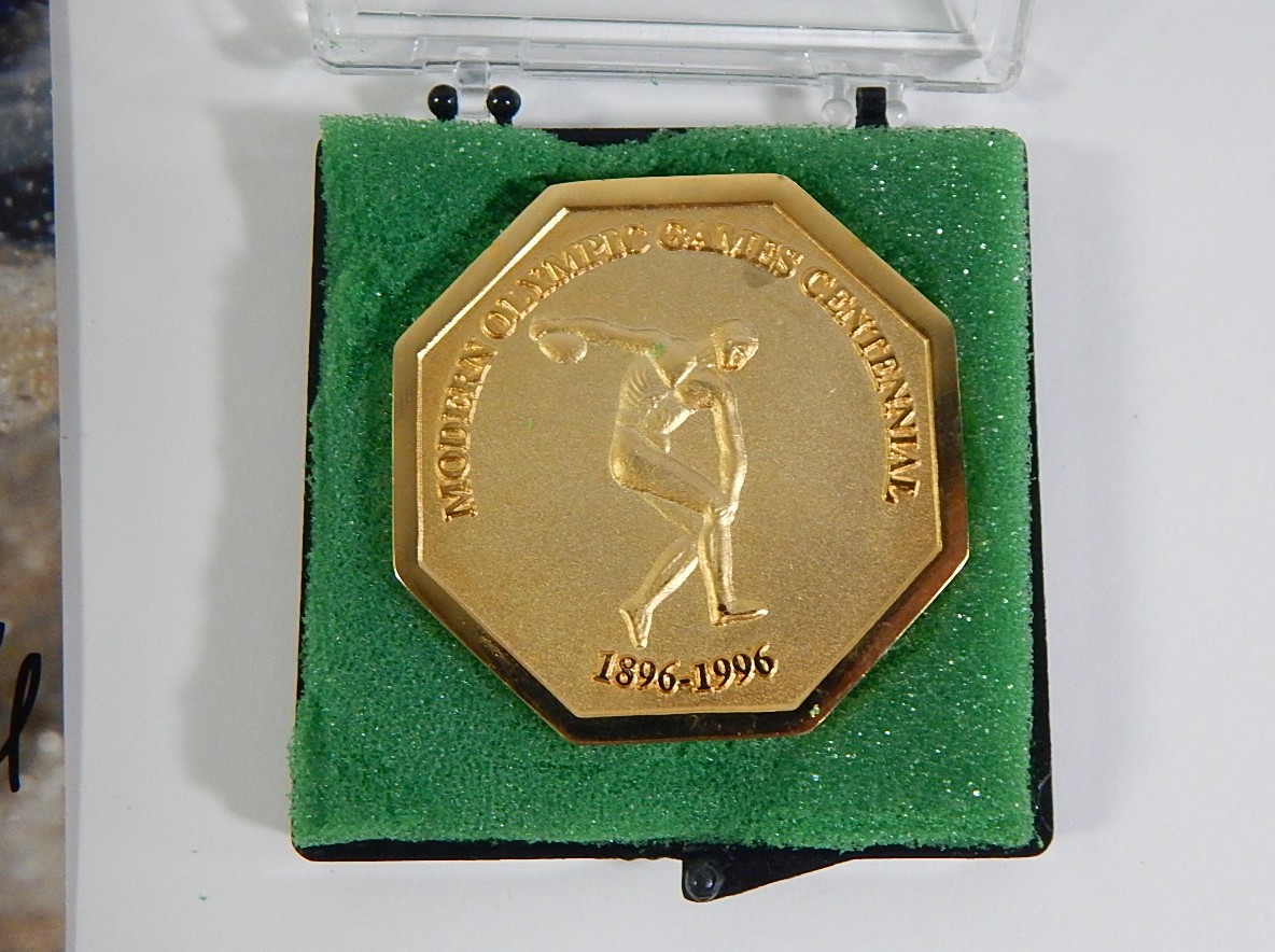 Olympic Pins and Souvenirs, with Signed Slalom Canoeing Gold Medalists