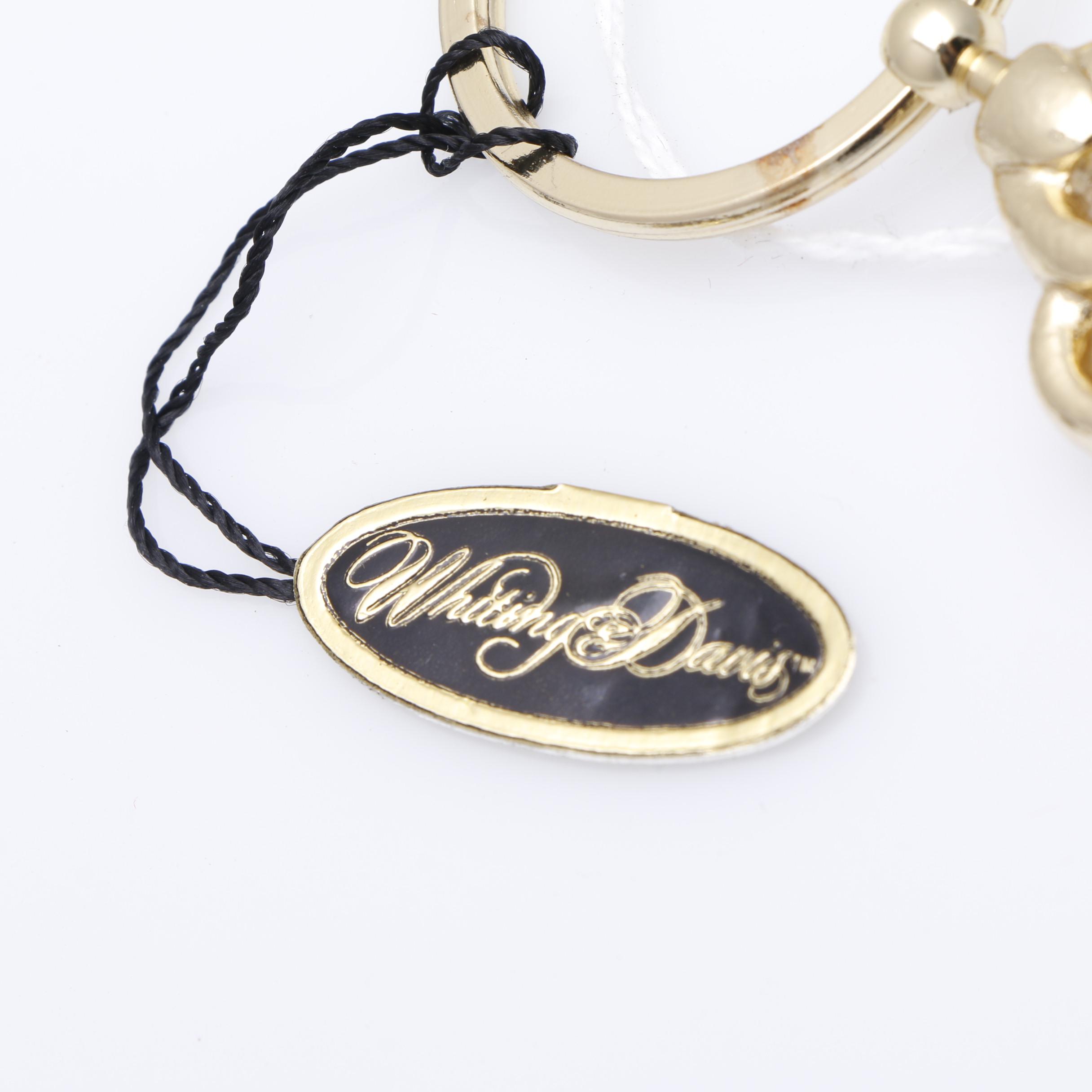 Vintage Whiting & Davis Couple's Key and Lock Keychains and Compact Accessories