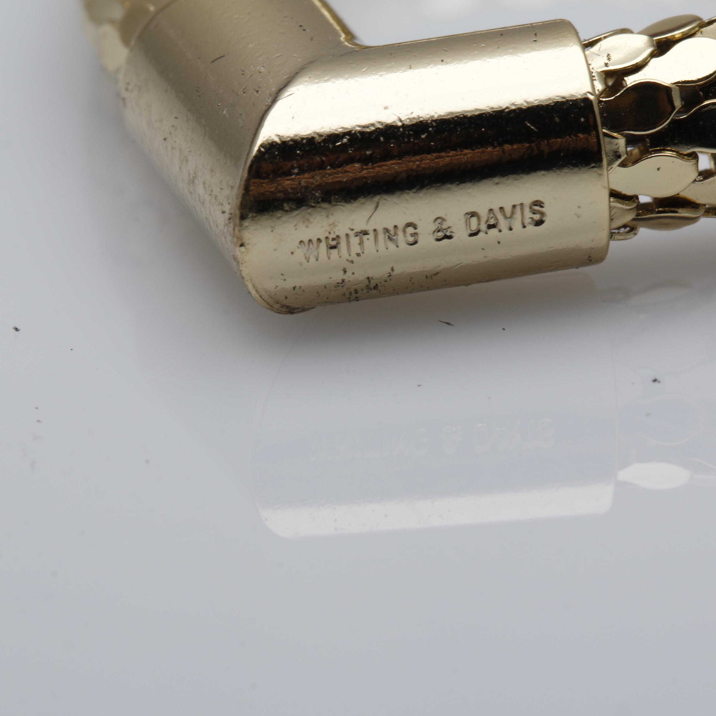 Vintage Whiting & Davis Couple's Key and Lock Keychains and Compact Accessories