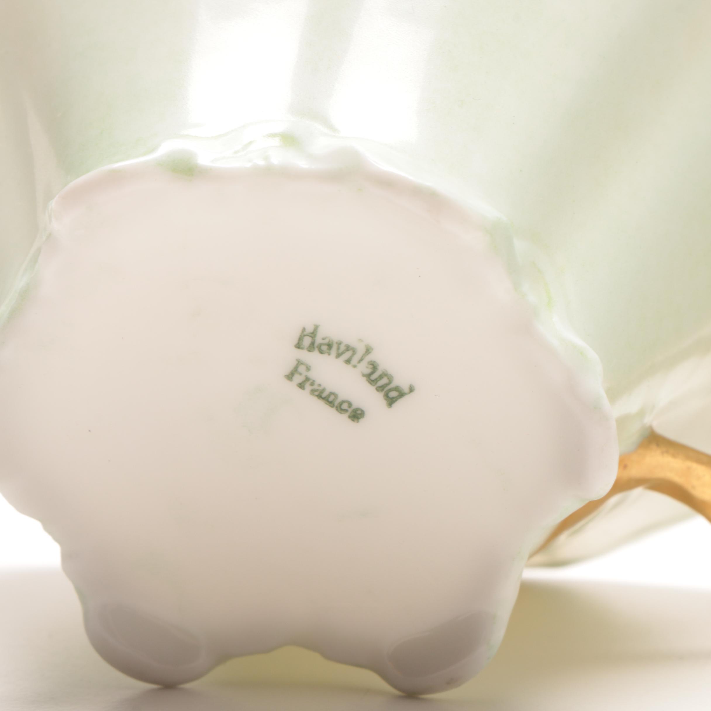 Decorative Porcelain Tableware including Jaeger & Co. and Haviland