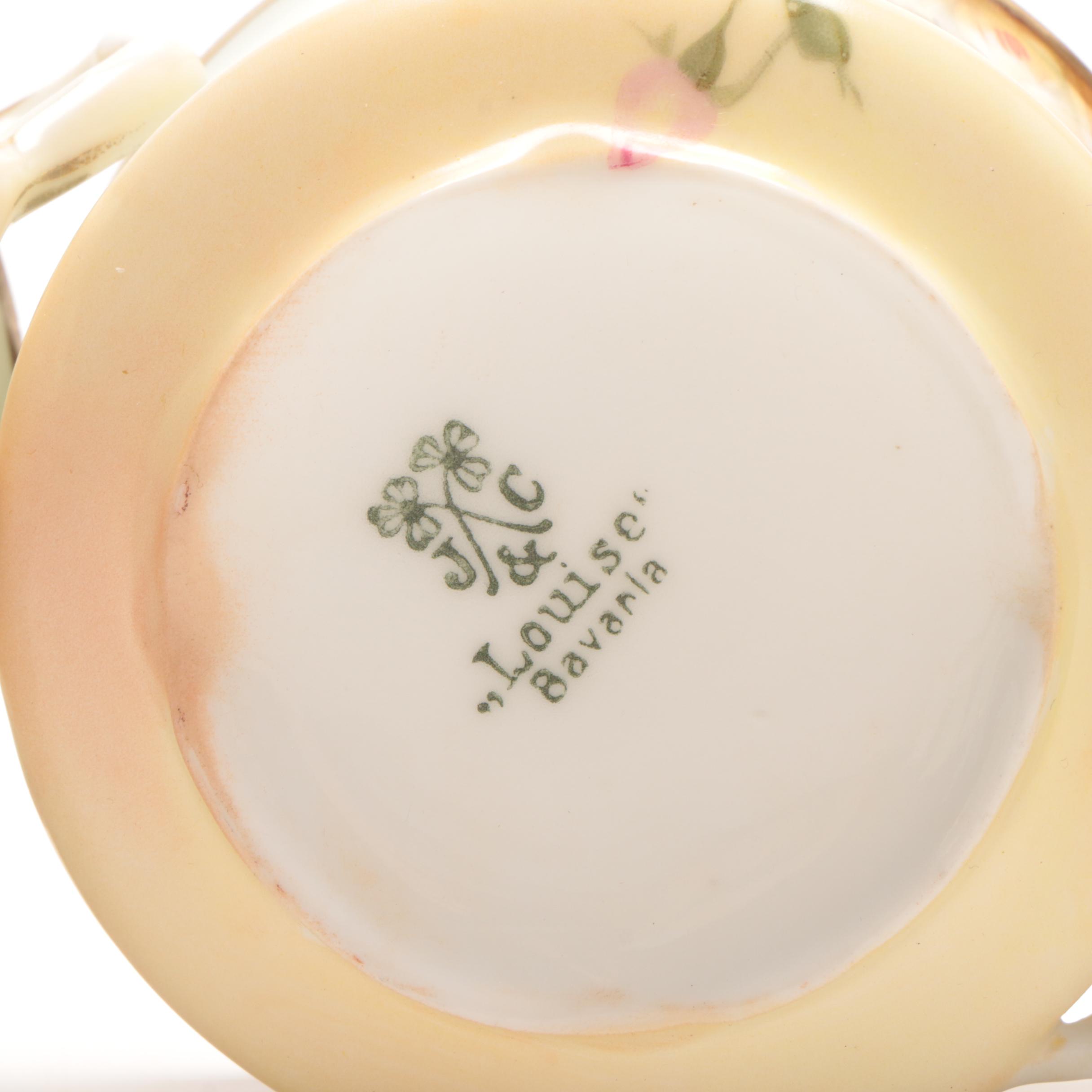 Decorative Porcelain Tableware including Jaeger & Co. and Haviland