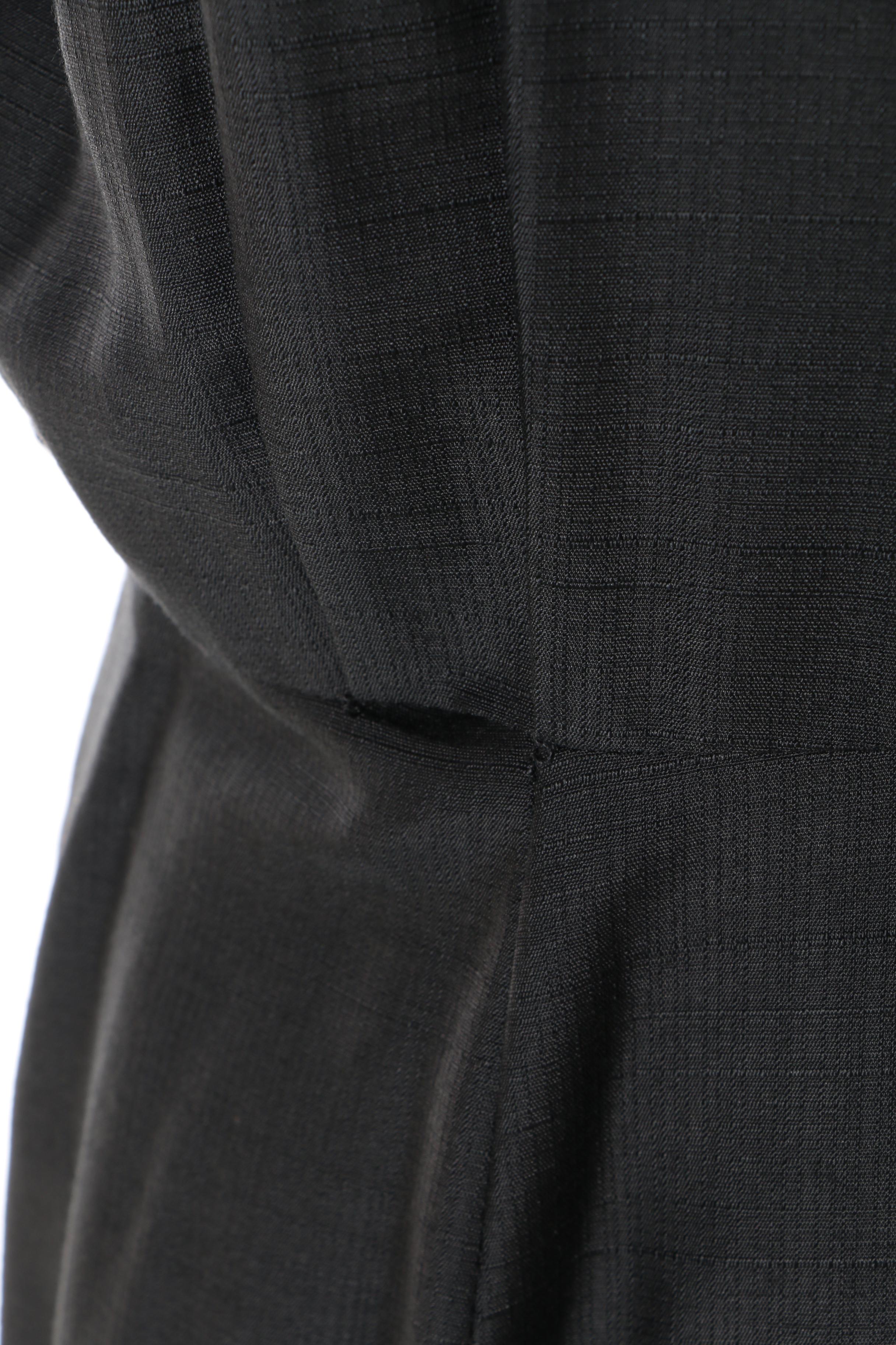 1940s Vintage Tobie and Cardinal Silk Blend Midi Dresses