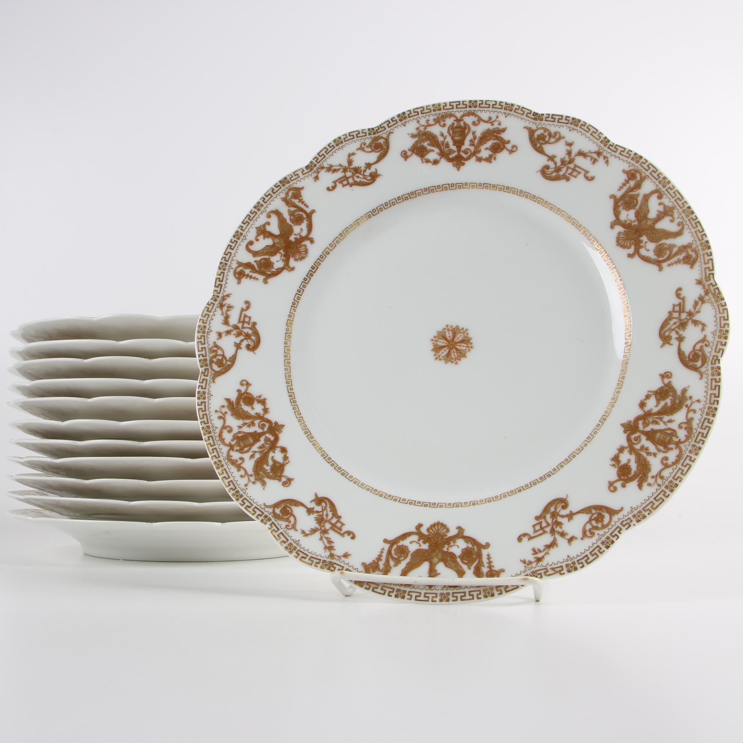 Antique Haviland & Co. for Wright, Tyndale & Van Roden Porcelain Plates