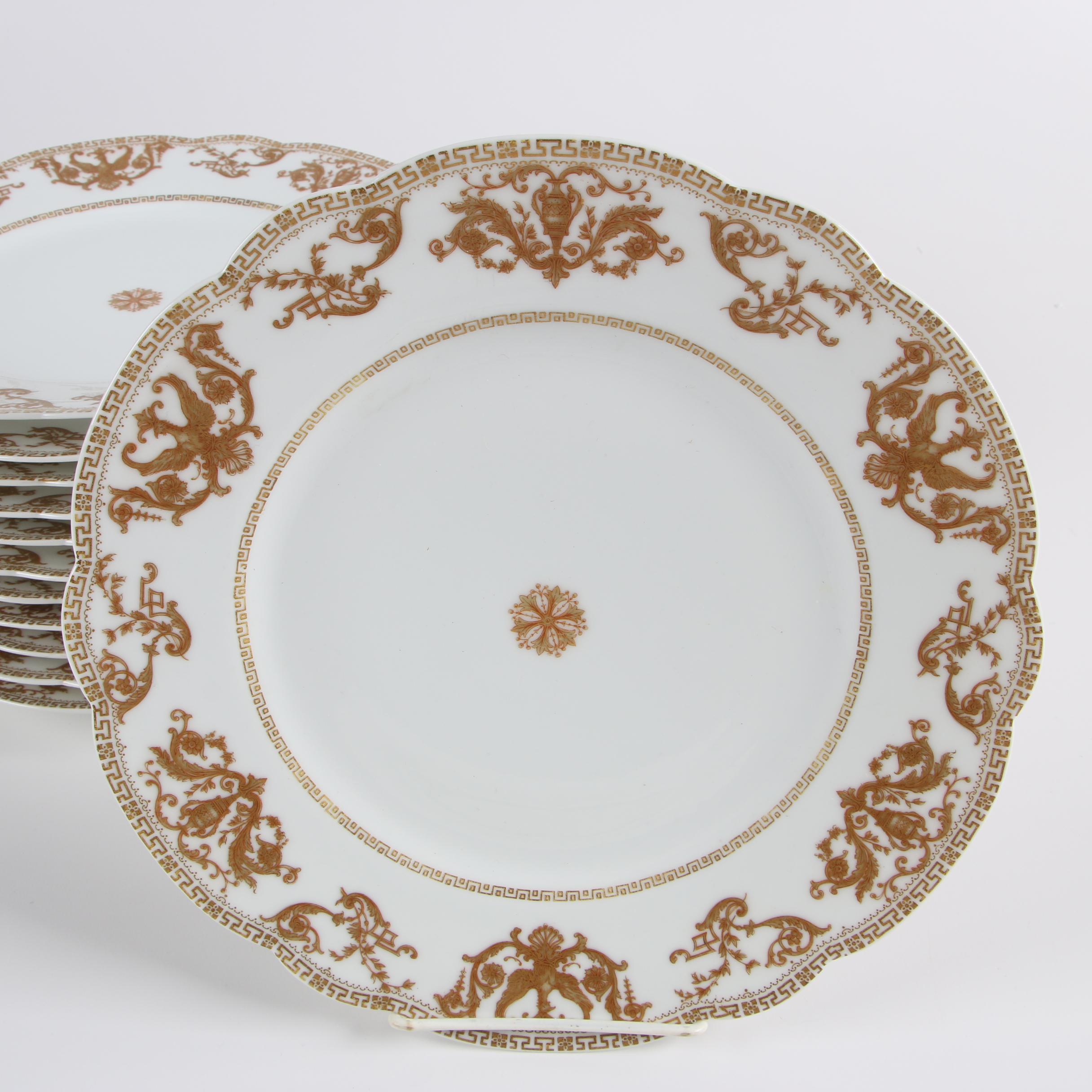 Antique Haviland & Co. for Wright, Tyndale & Van Roden Porcelain Plates