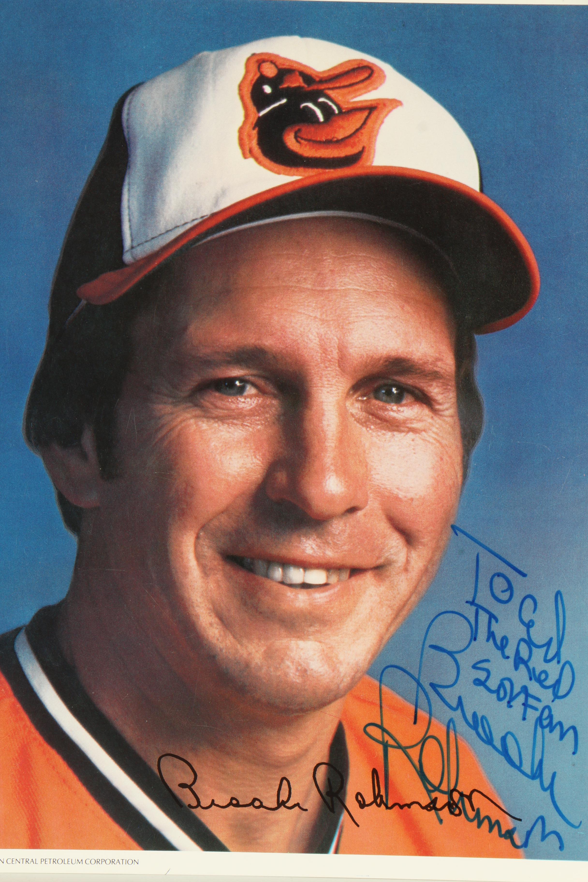 Baltimore Orioles Autographed Photos and Other Memorabilia