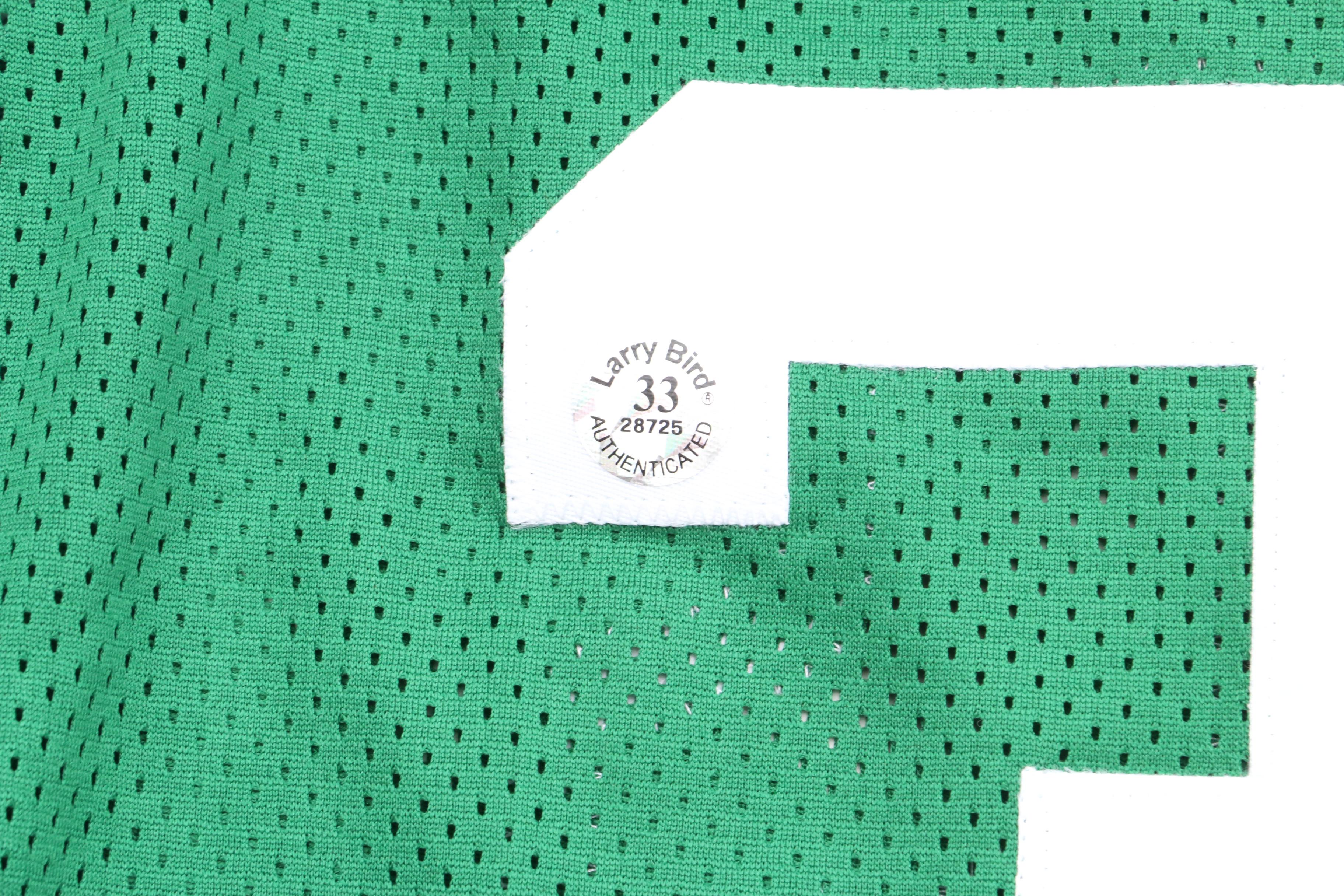 Larry Bird Signed Boston Jersey  COA