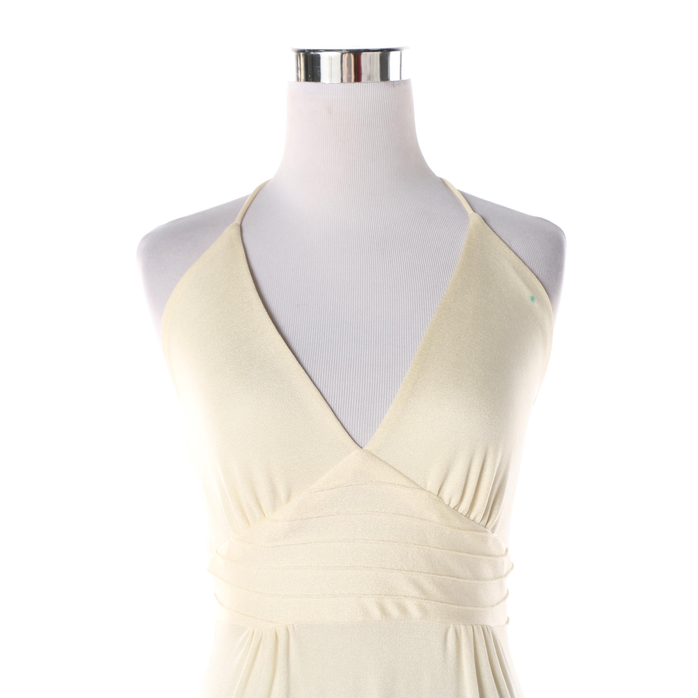 1970s Slinky Knit Disco Maxi Dresses