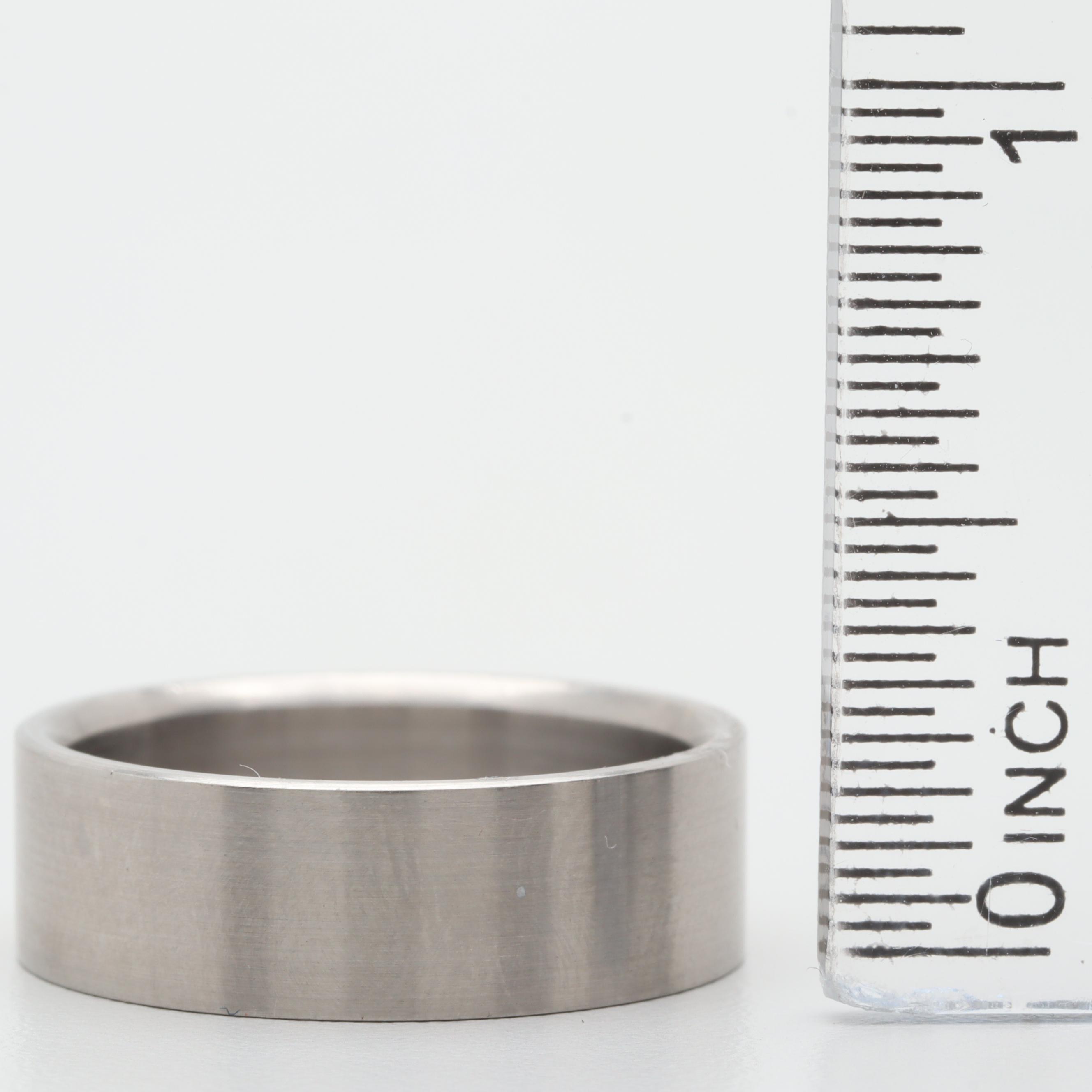 Stainless Steel Band with 18K Yellow Gold Accent