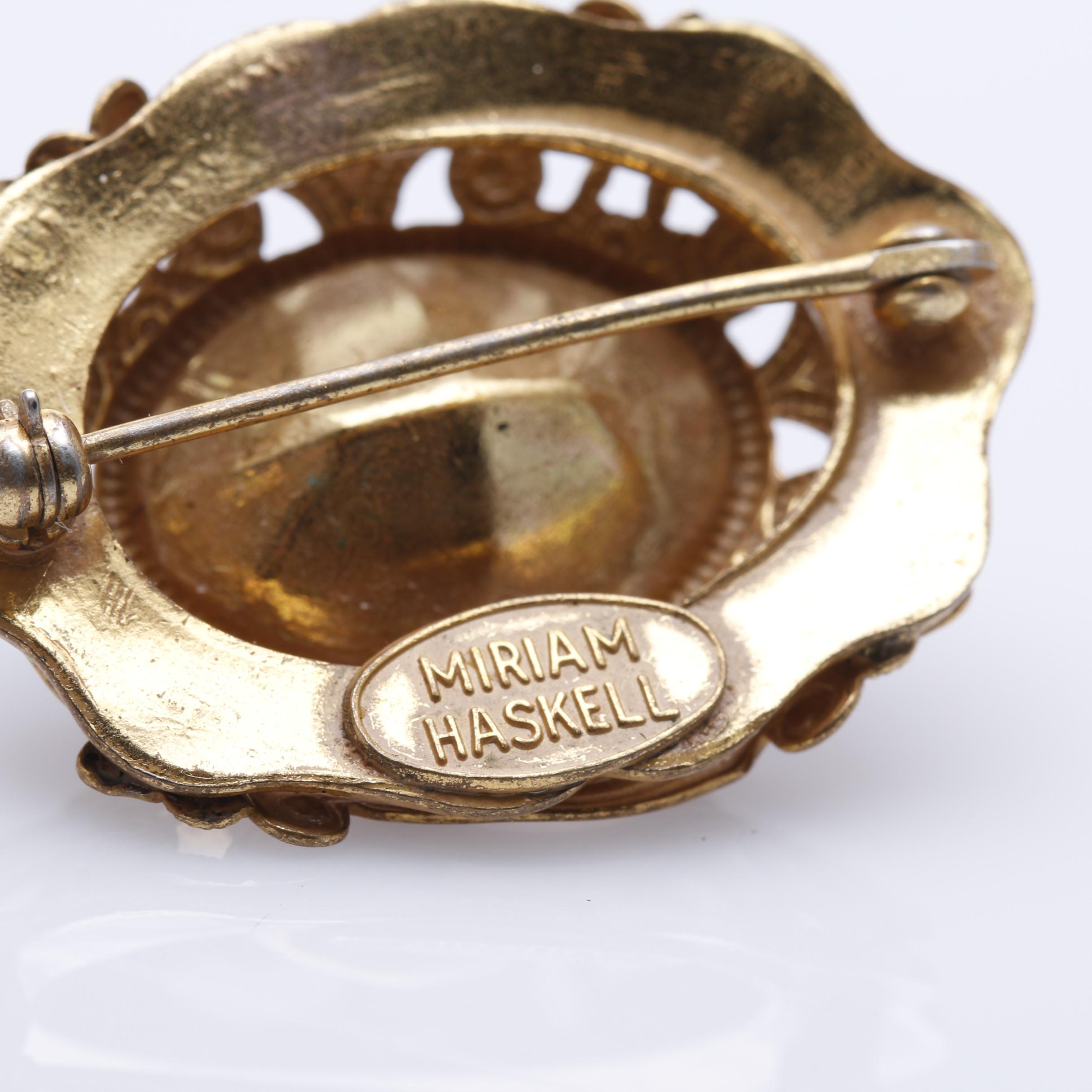 Vintage Jewelry With Turquoise Beads and Glass Including Miriam Haskell