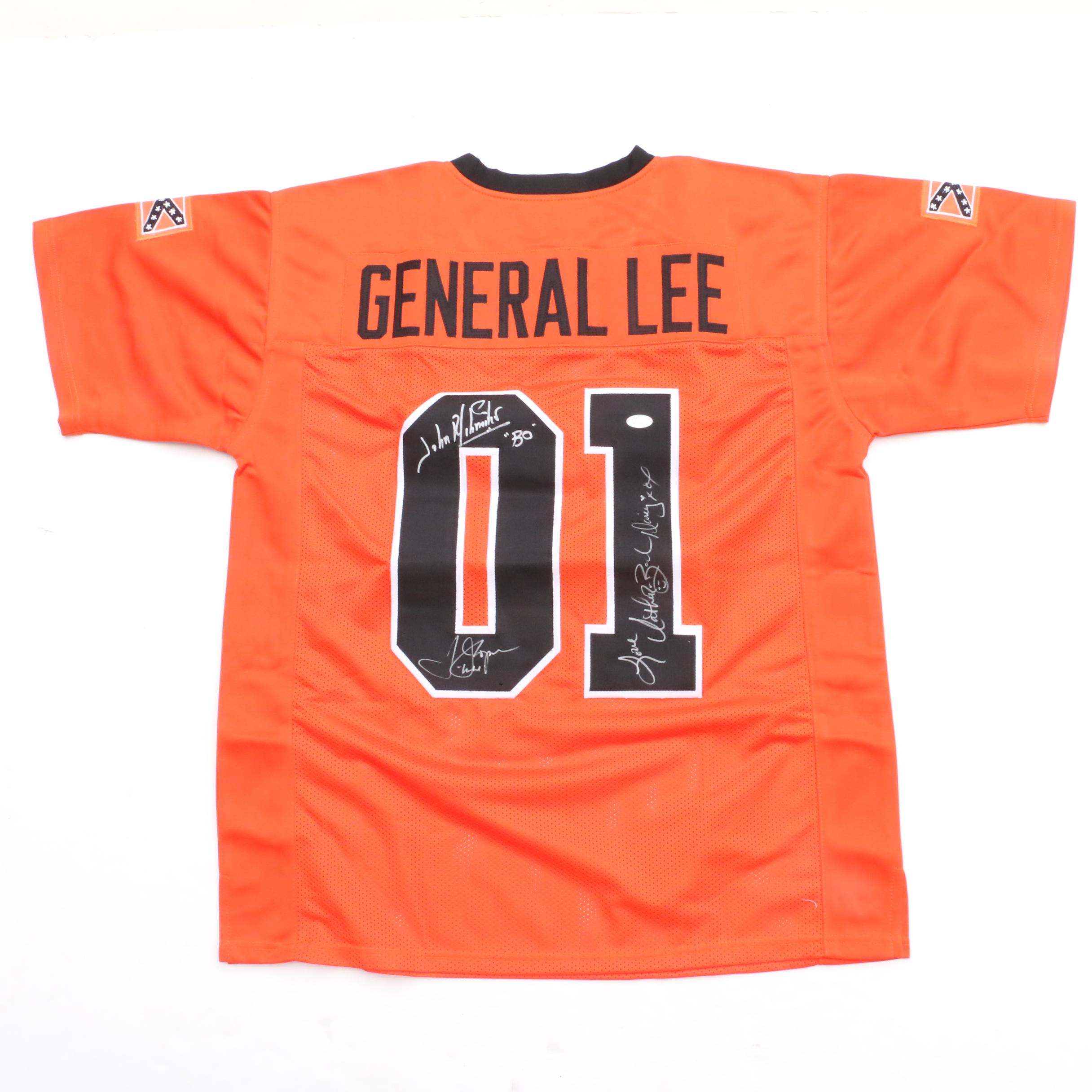 "General Lee" Dukes of Hazzard Signed Jersey  COA