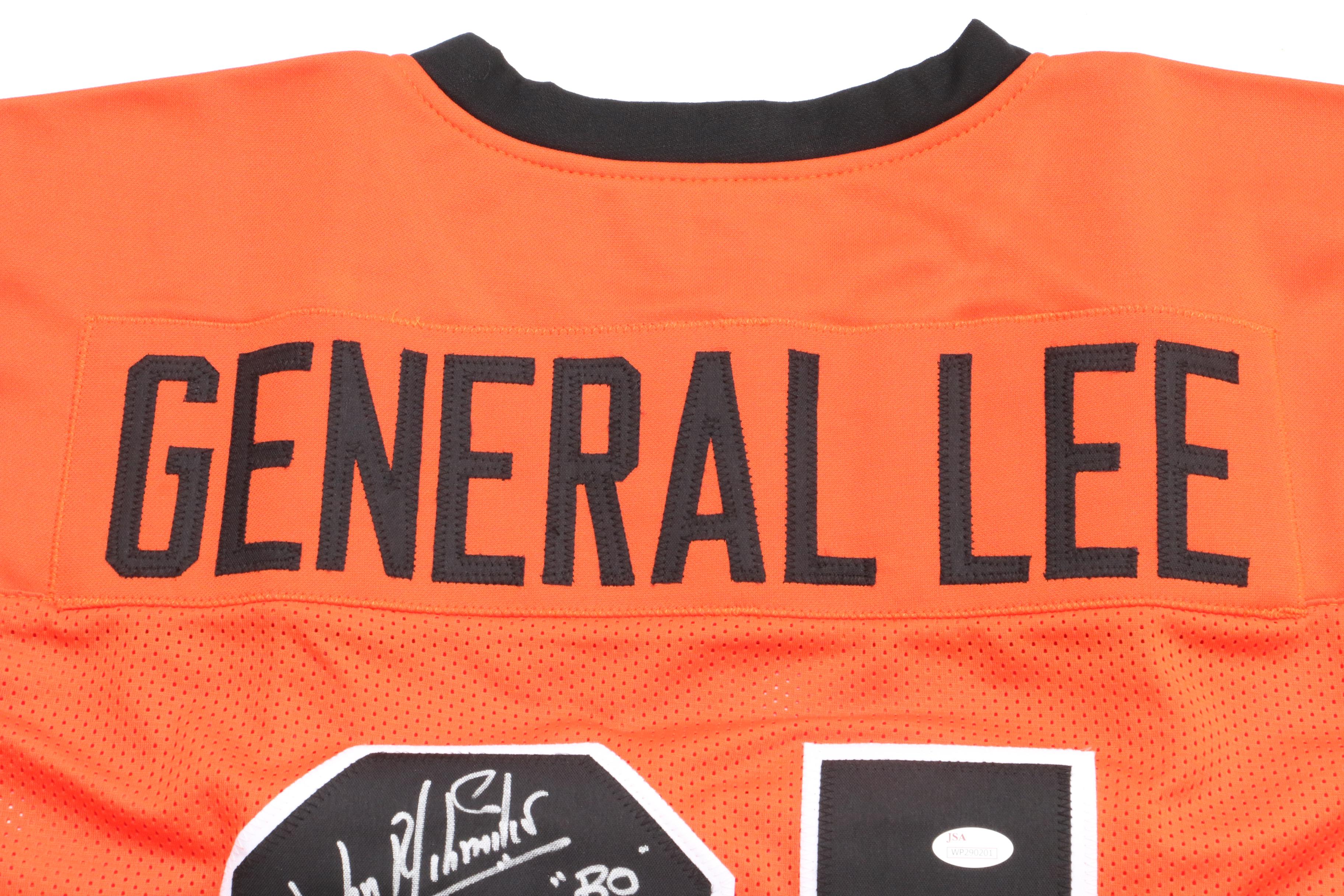 "General Lee" Dukes of Hazzard Signed Jersey  COA