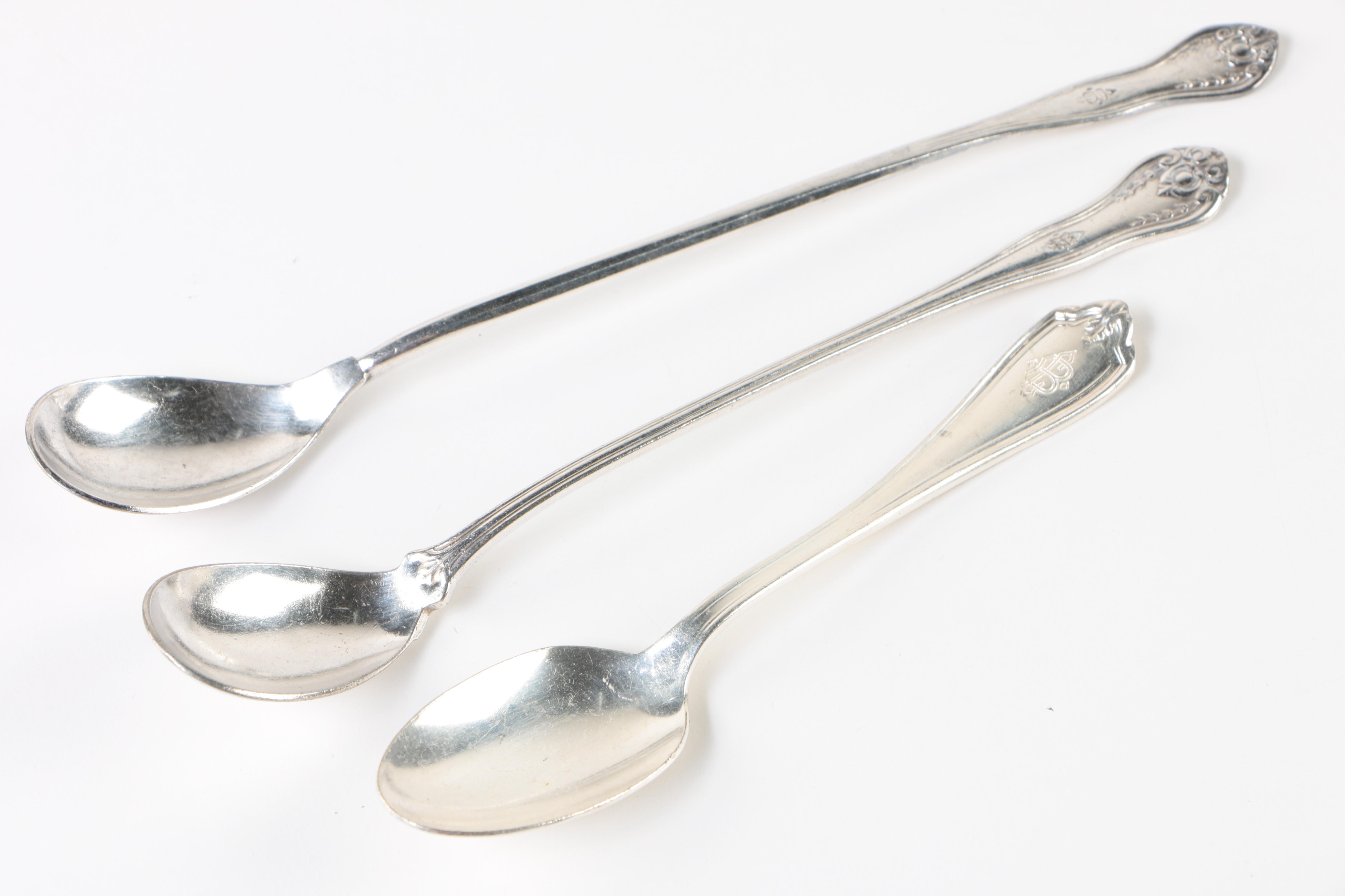 Large Collection of International Silver Co. "Grecian" Silver Plate Flatware