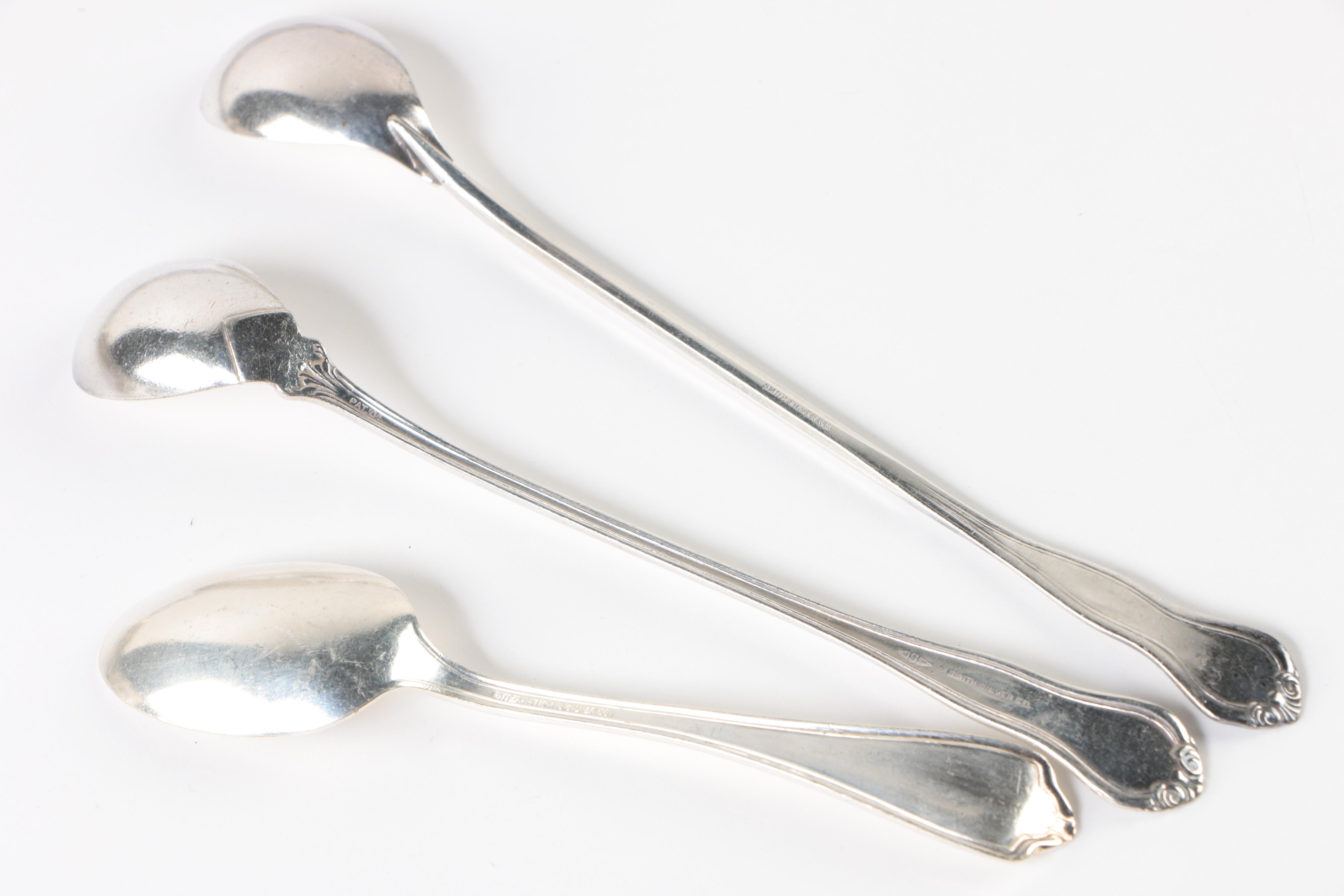 Large Collection of International Silver Co. "Grecian" Silver Plate Flatware