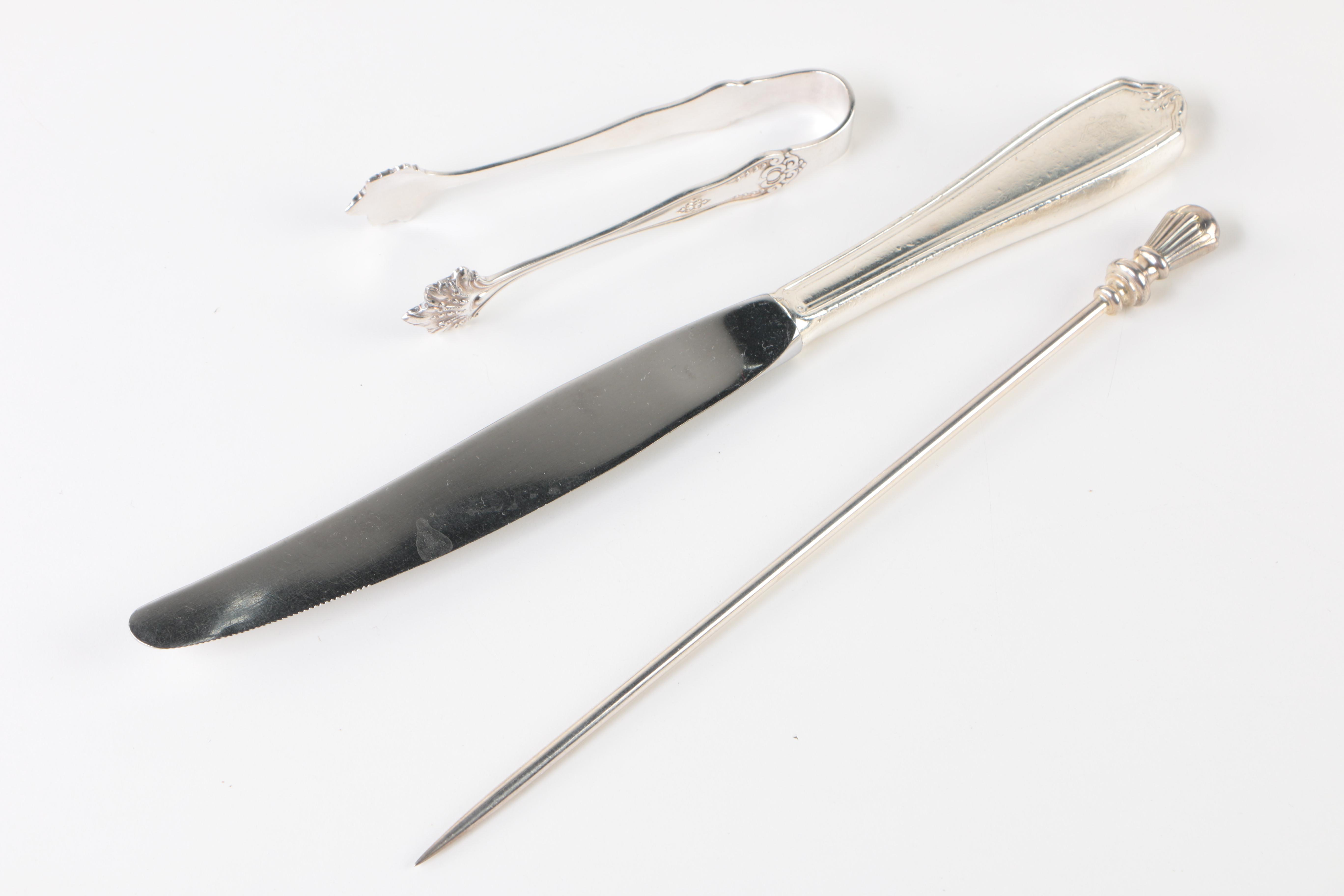 Large Collection of International Silver Co. "Grecian" Silver Plate Flatware