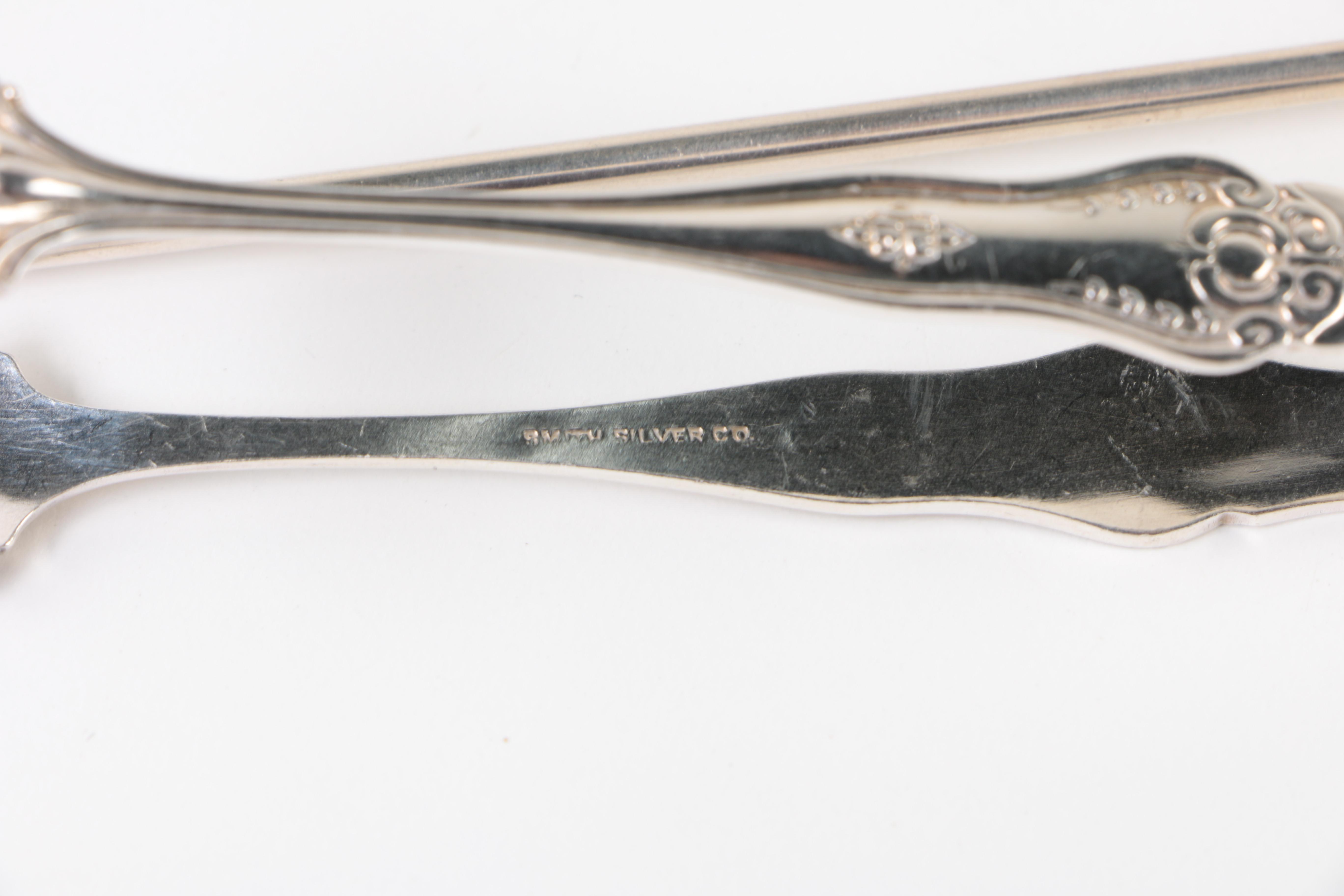 Large Collection of International Silver Co. "Grecian" Silver Plate Flatware