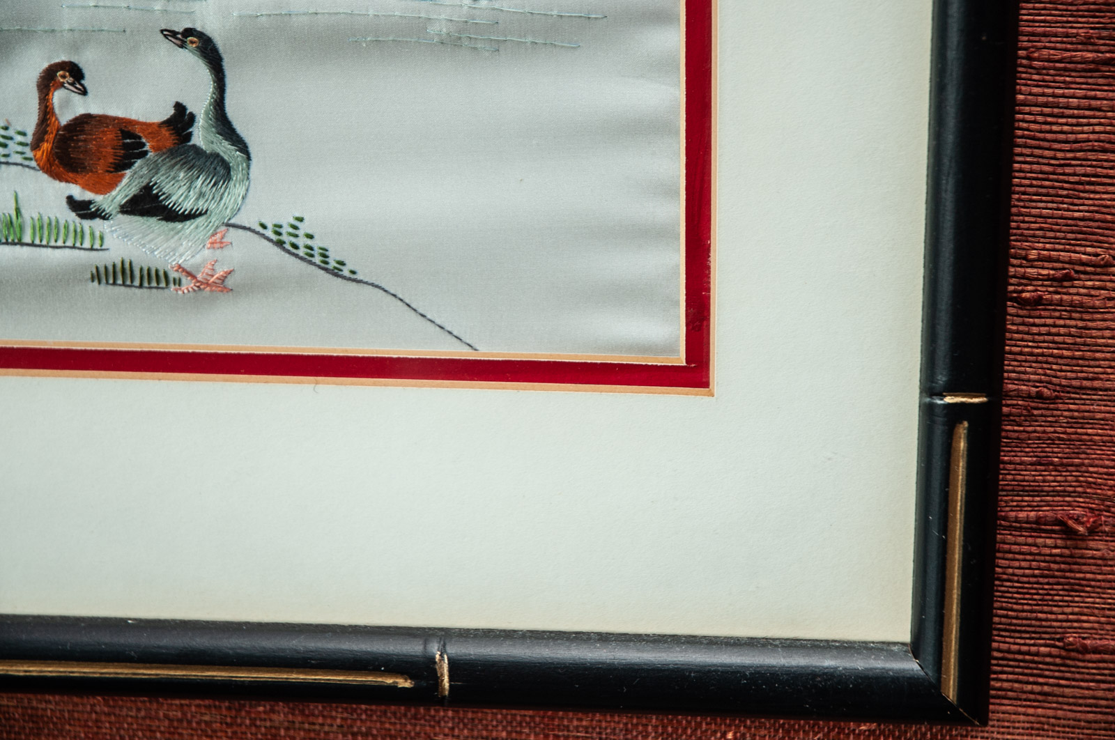 Chinese Silk Embroidery "100 Birds Adore the Phoenix"