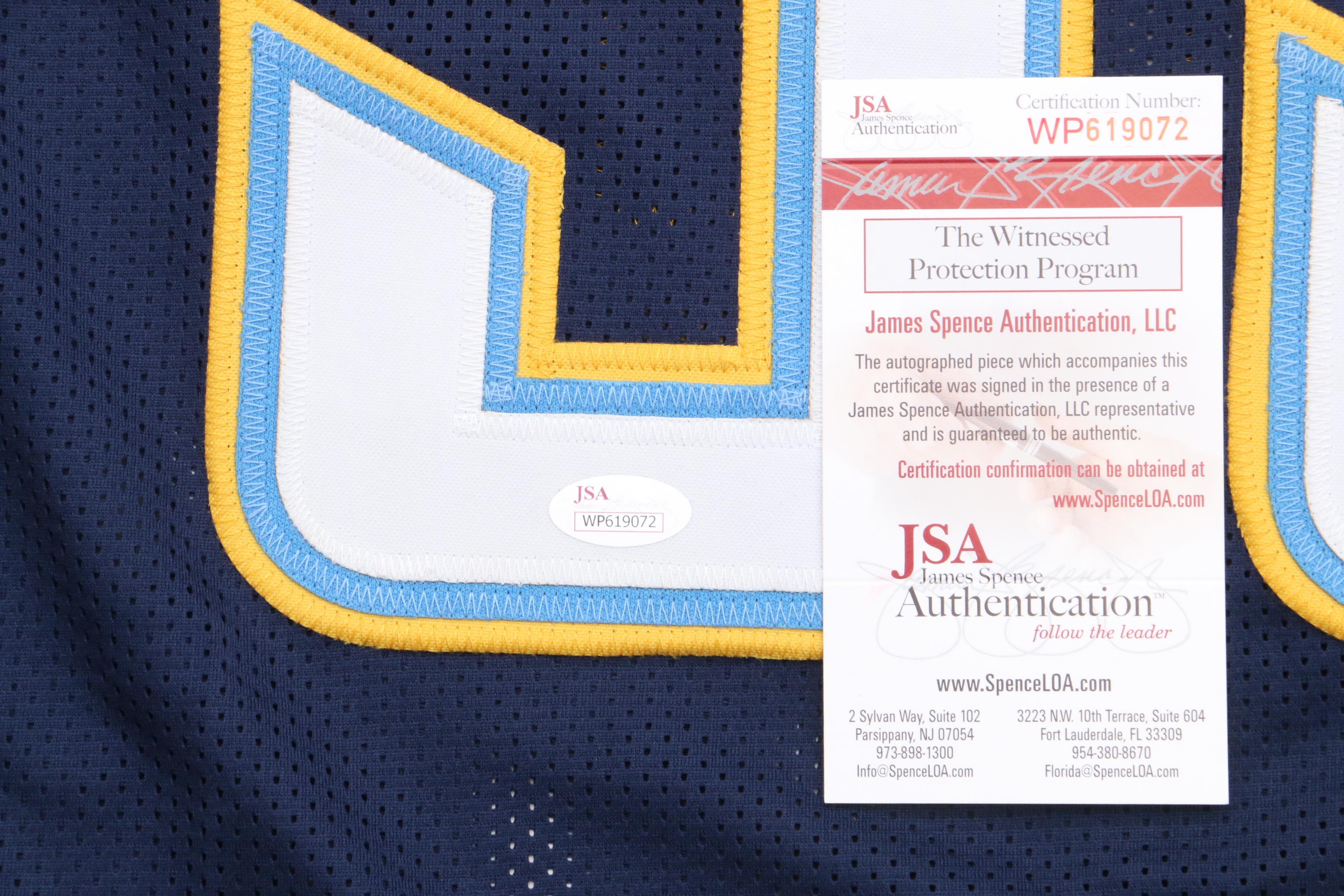 Joey Bosa Signed Jersey  COA