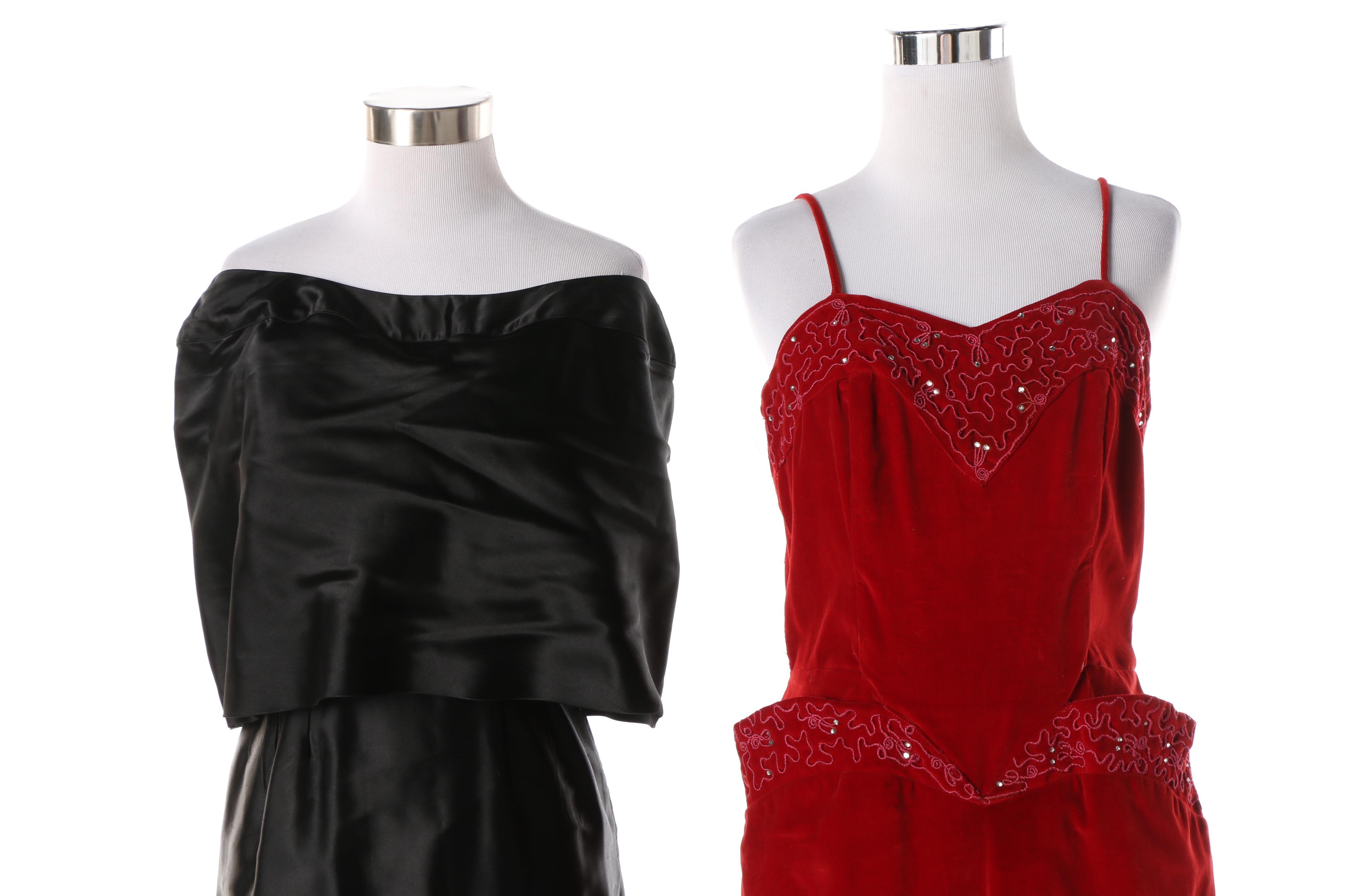 1950s Vintage Evening Dresses