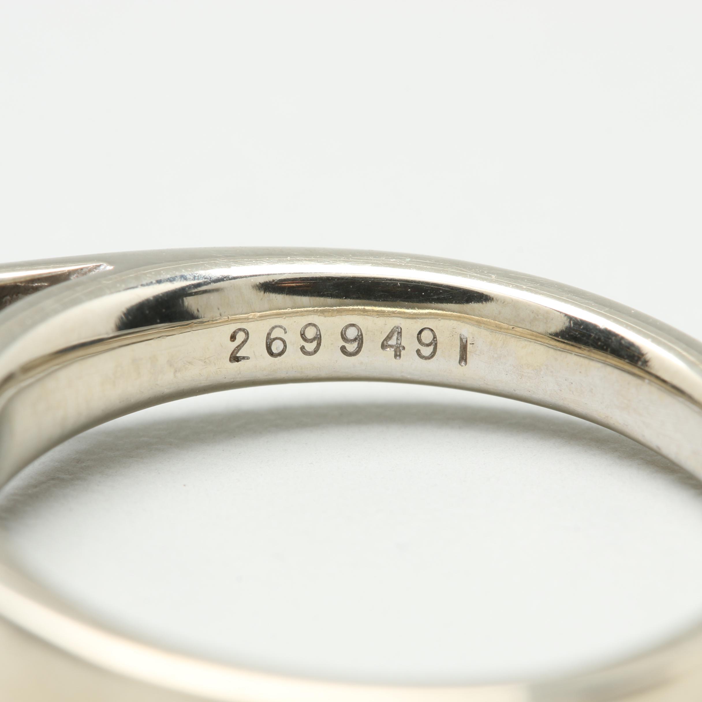 14K White Gold Ring Mounting with Loose Blue Sapphire