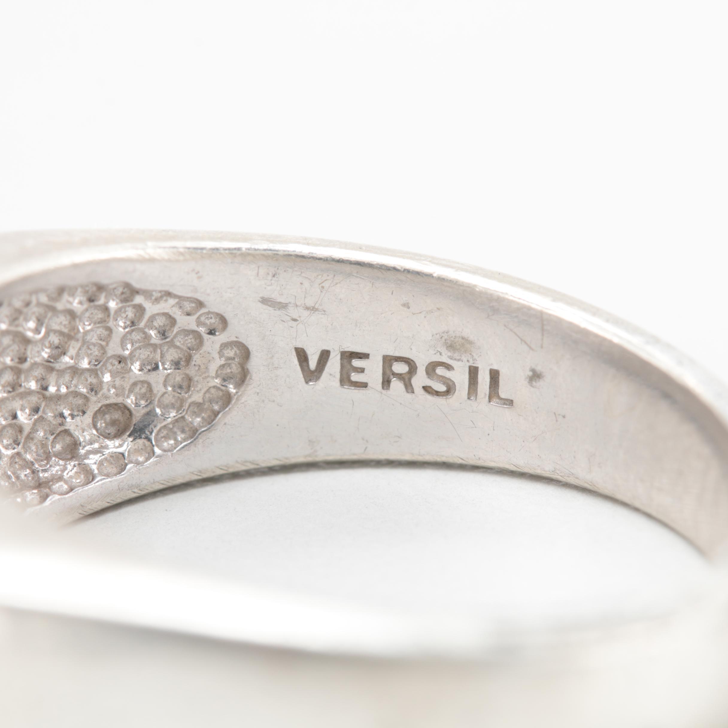 Sterling Silver Black Onyx and Diamond Ring