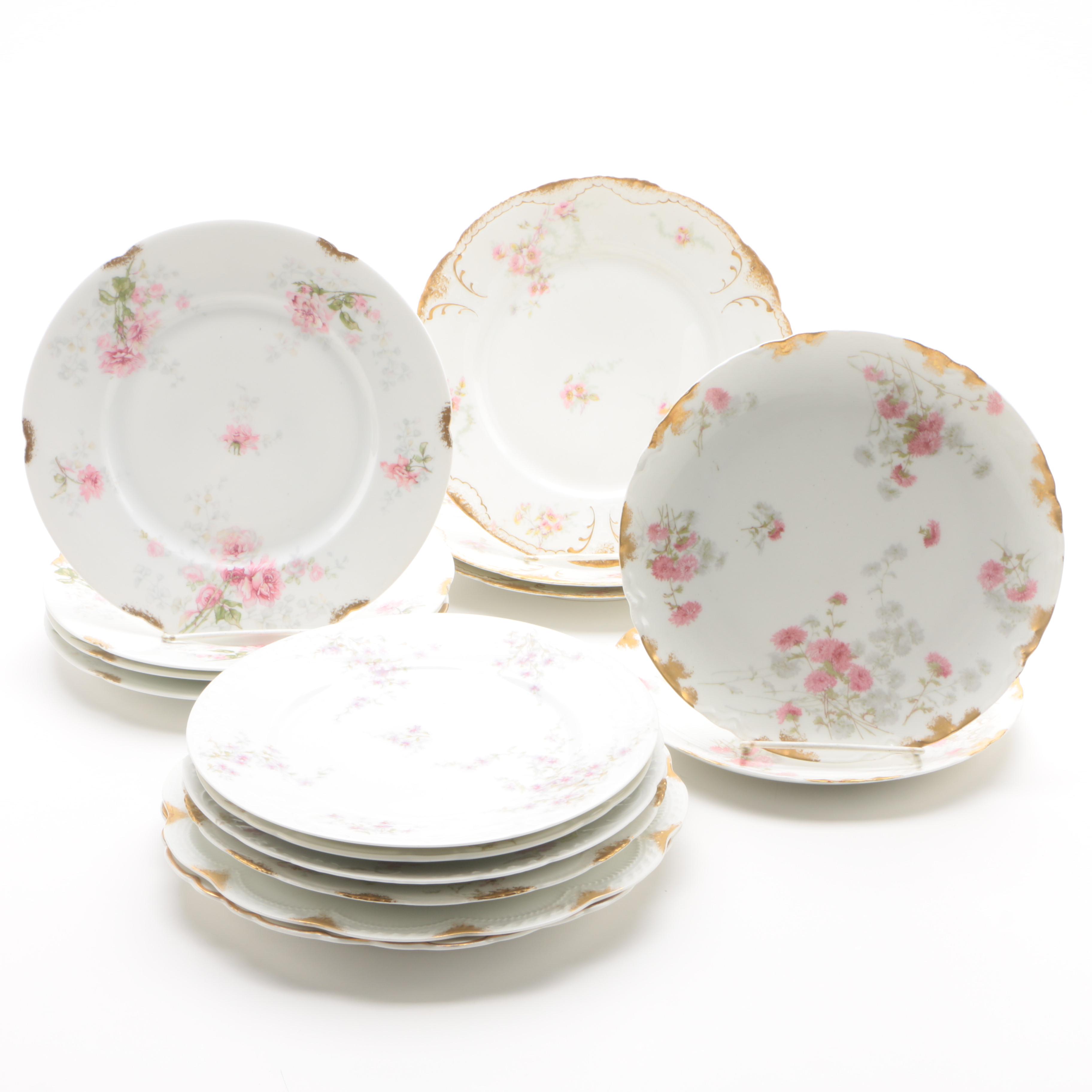 Antique and Vintage Haviland Limoges Porcelain Plates