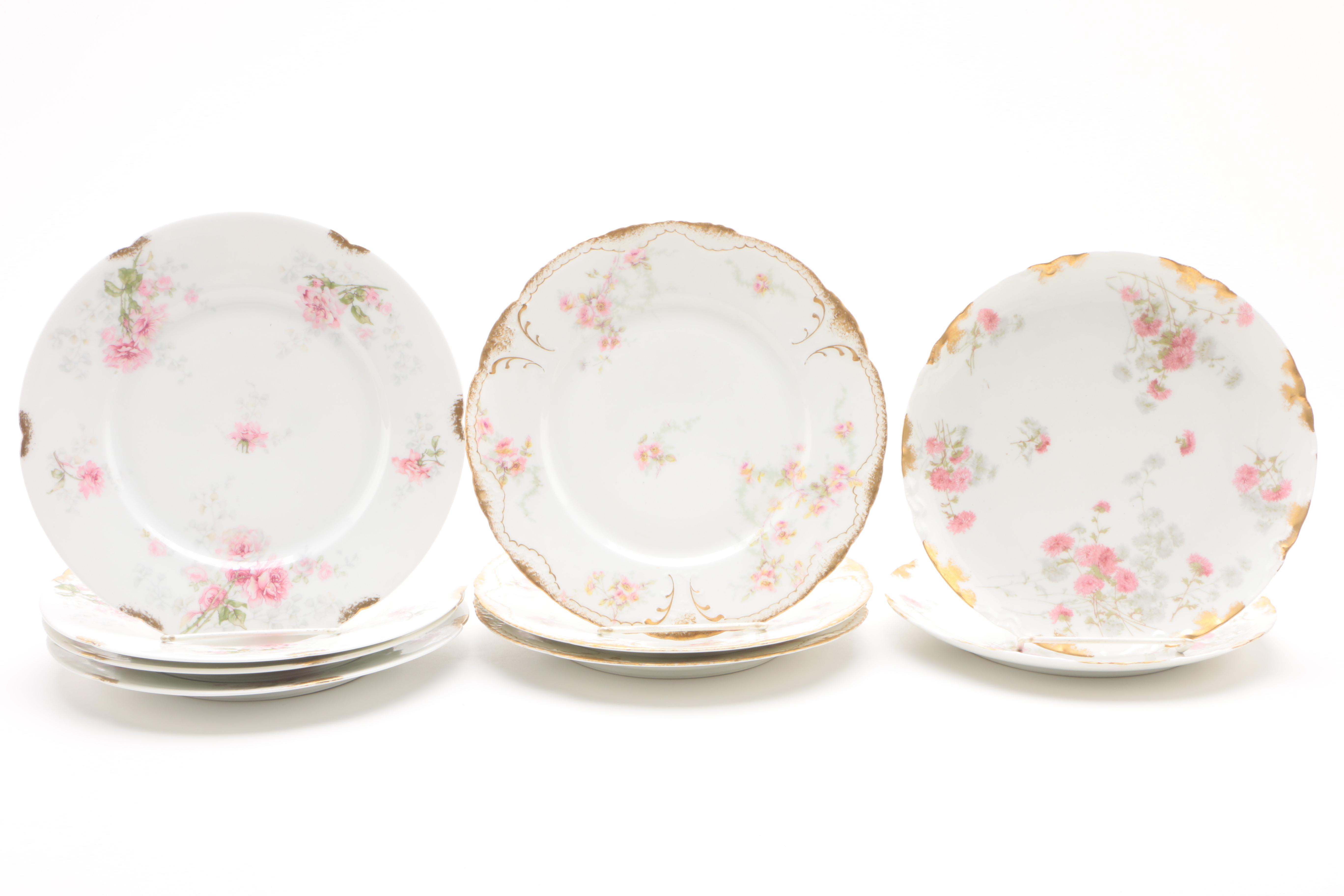 Antique and Vintage Haviland Limoges Porcelain Plates