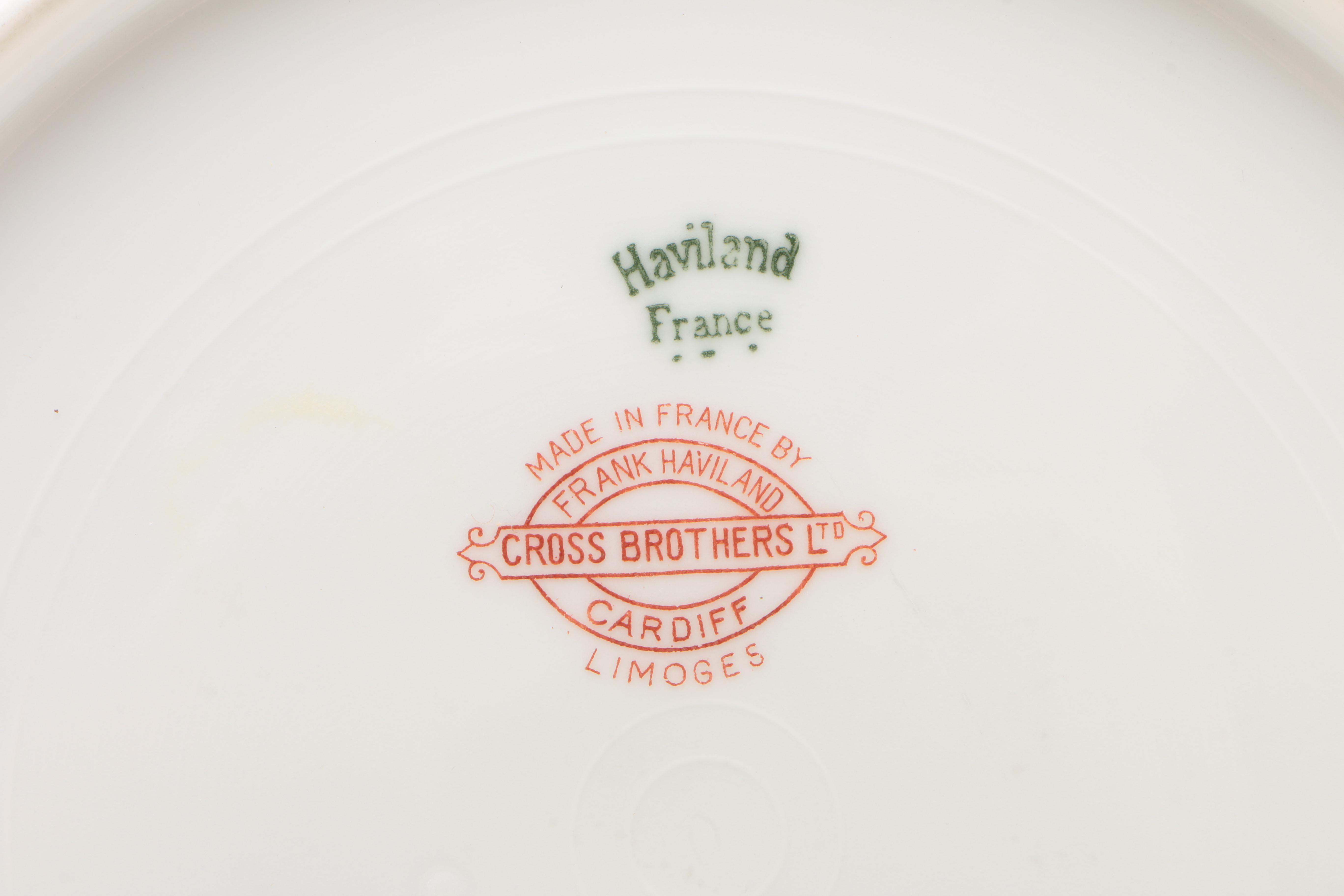 Antique and Vintage Haviland Limoges Porcelain Plates