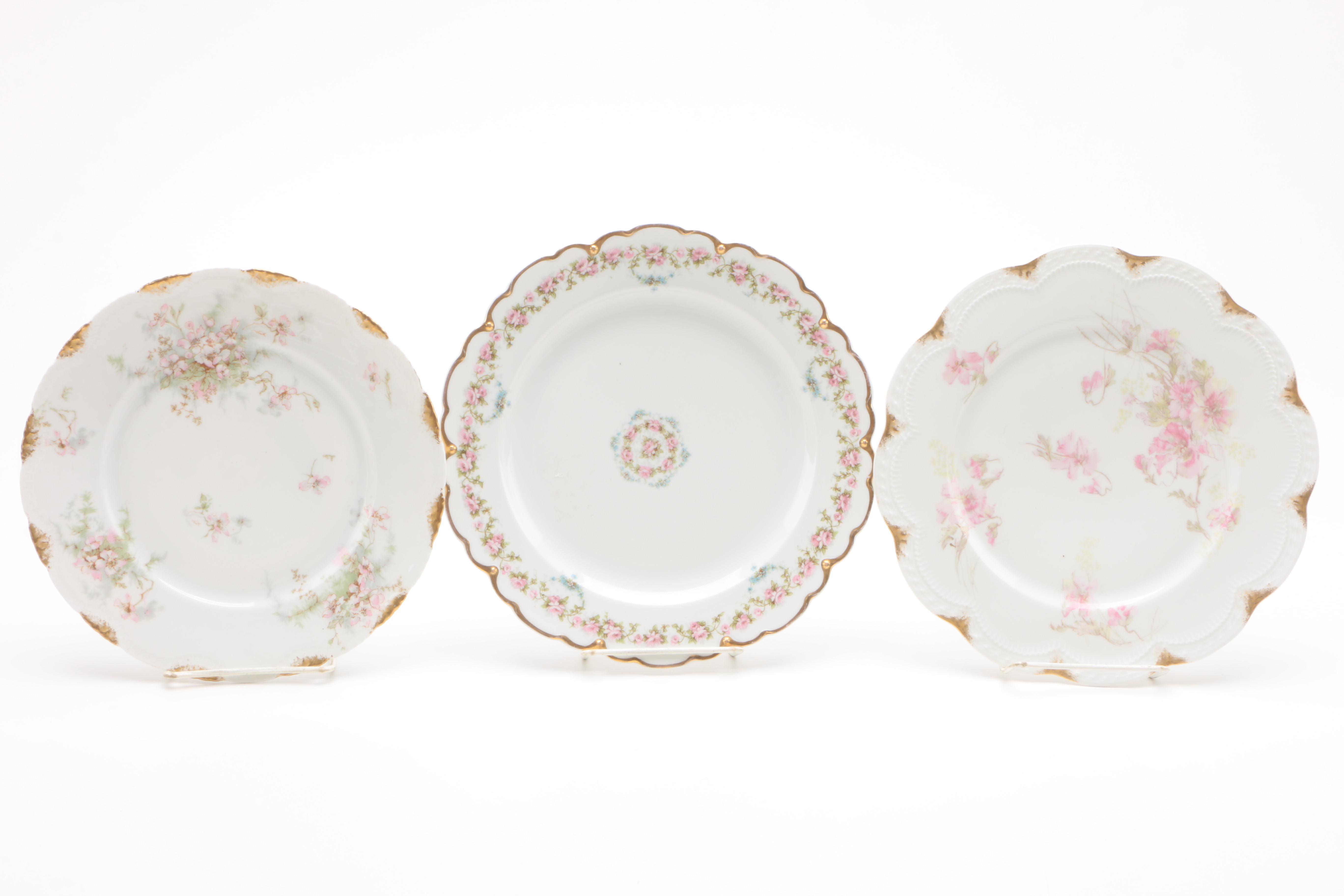 Antique and Vintage Haviland Limoges Porcelain Plates