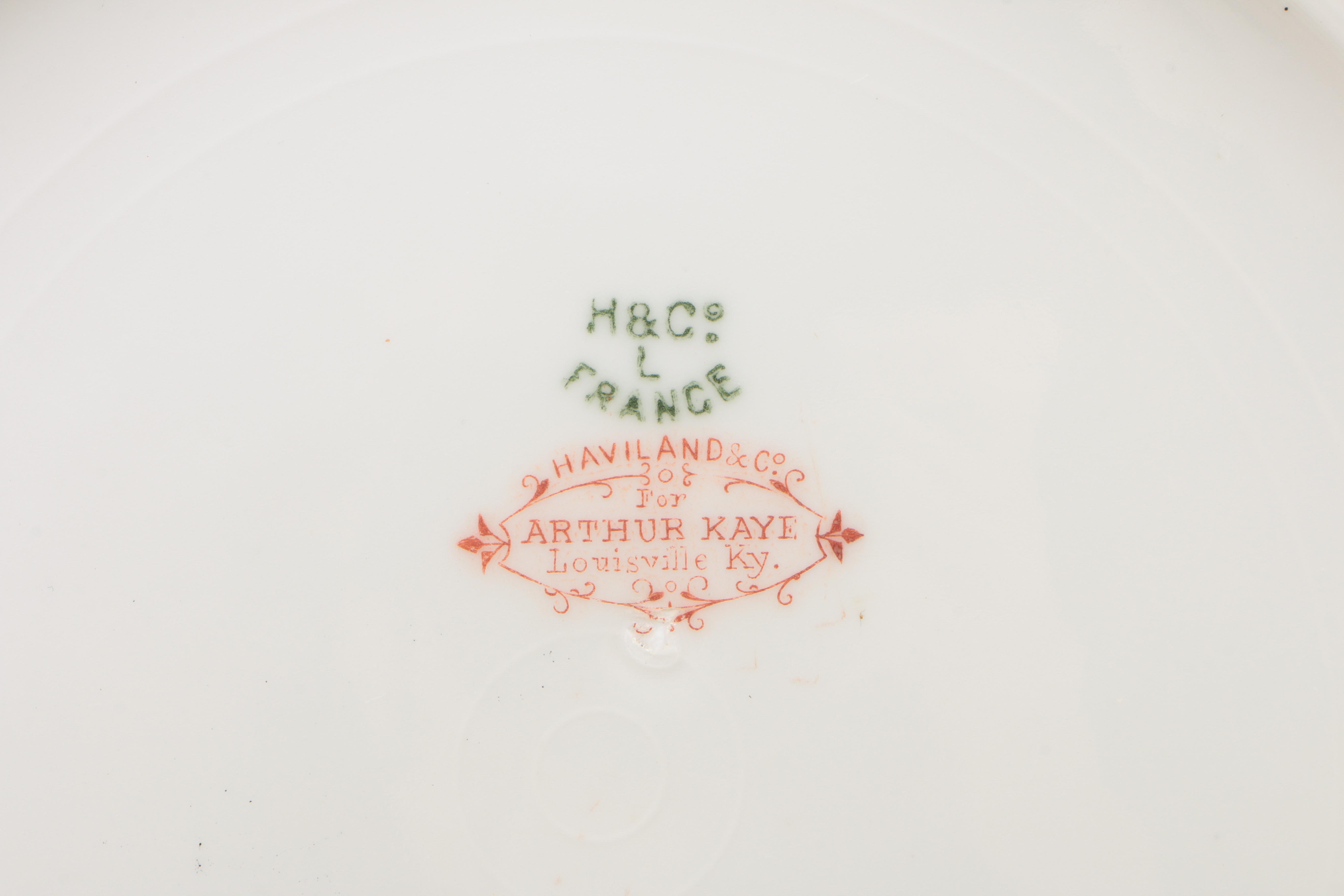 Antique and Vintage Haviland Limoges Porcelain Plates