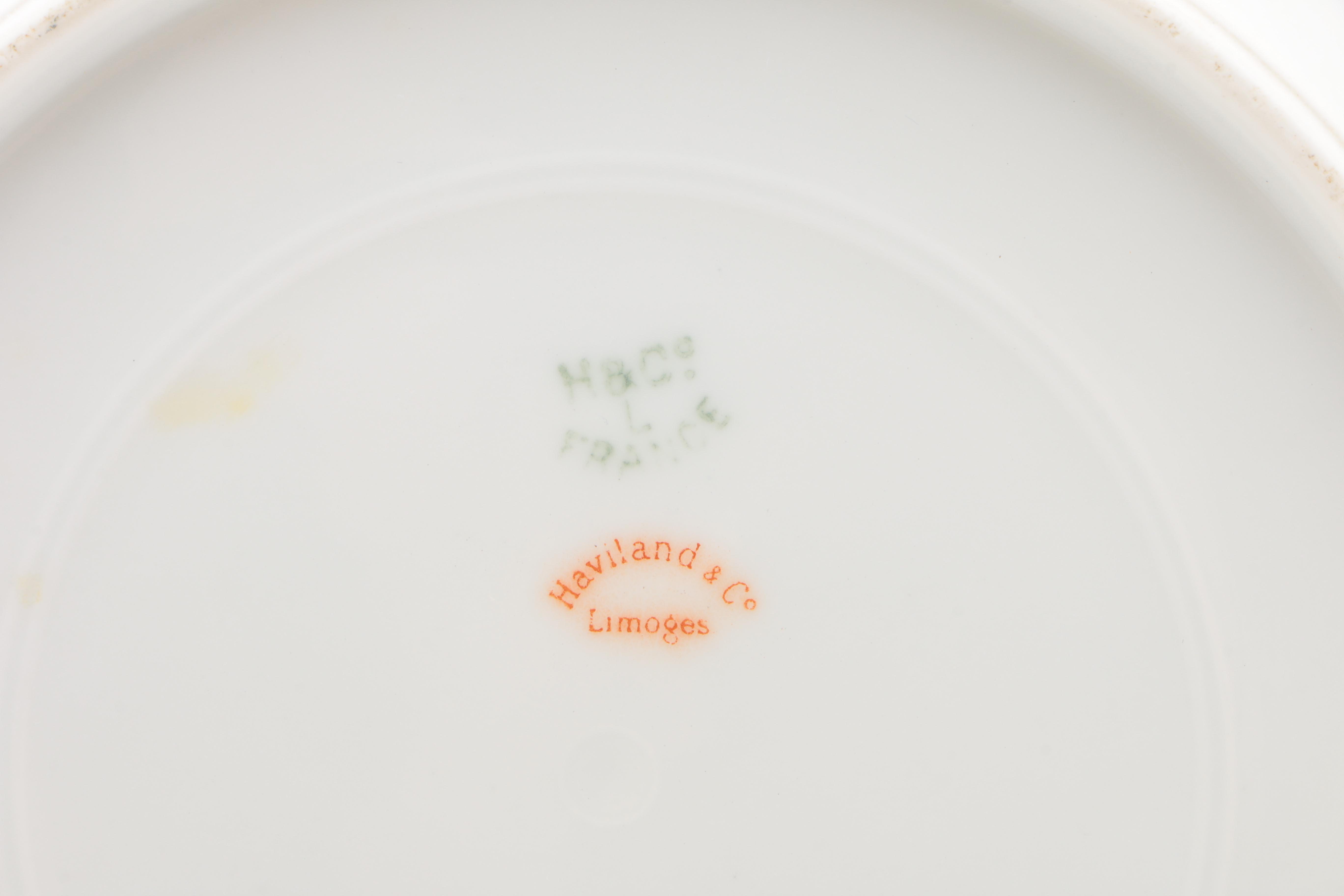 Antique and Vintage Haviland Limoges Porcelain Plates