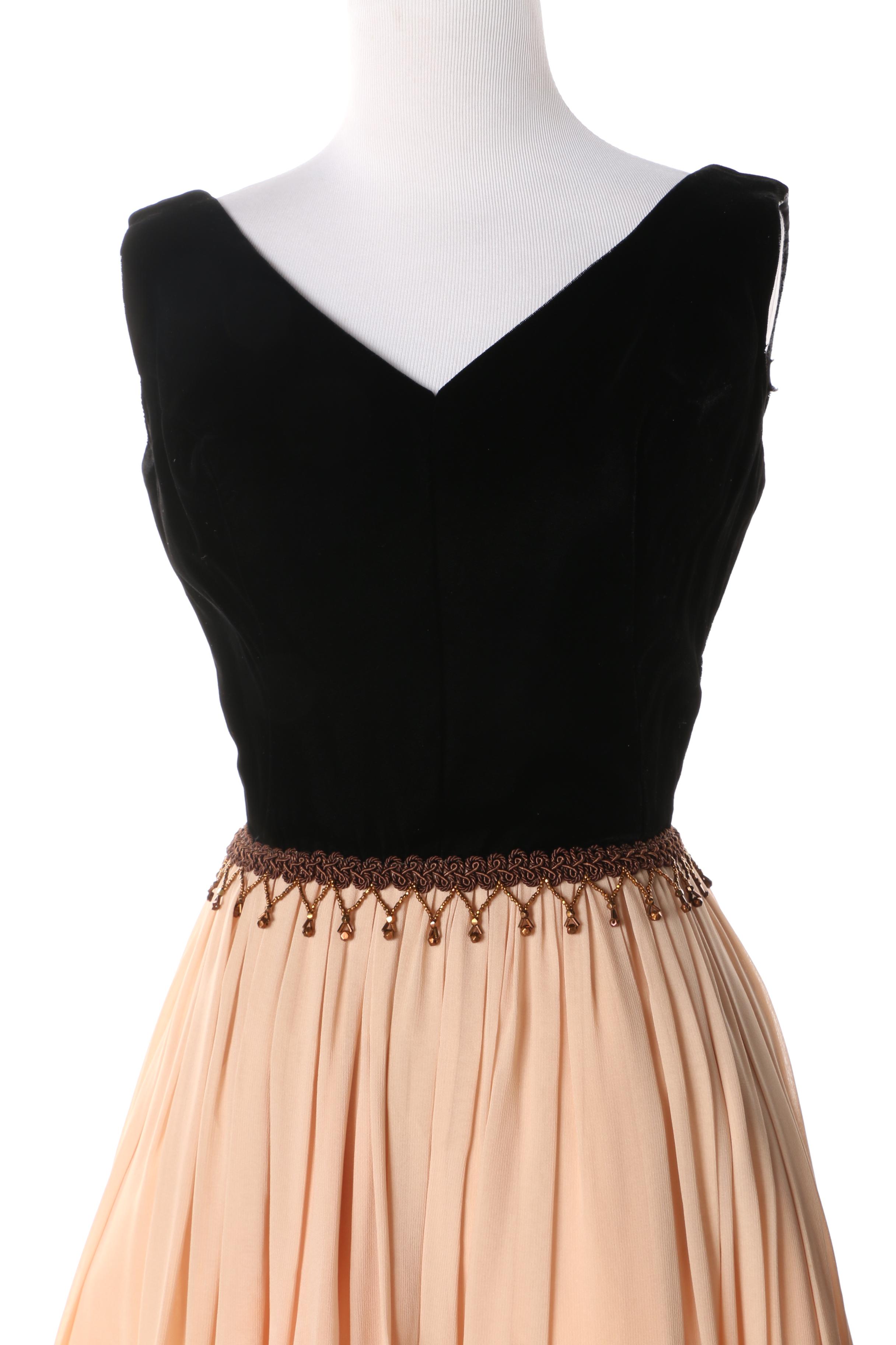 1960s Velvet Blend Cocktail Dresses Including Carole Craig