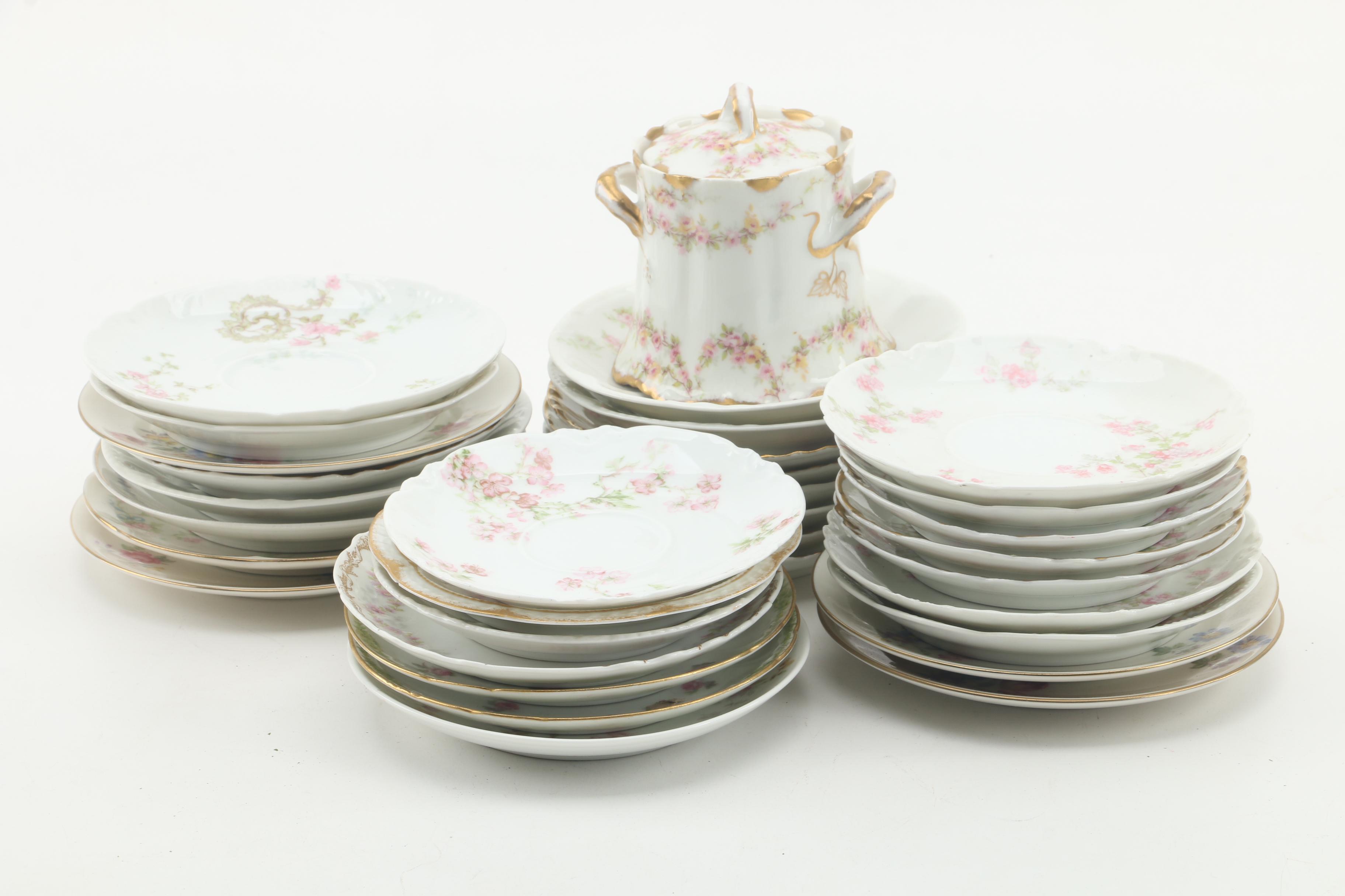 Antique to Vintage Haviland Limoges Tea Service including "Pasadena" and "Marie"