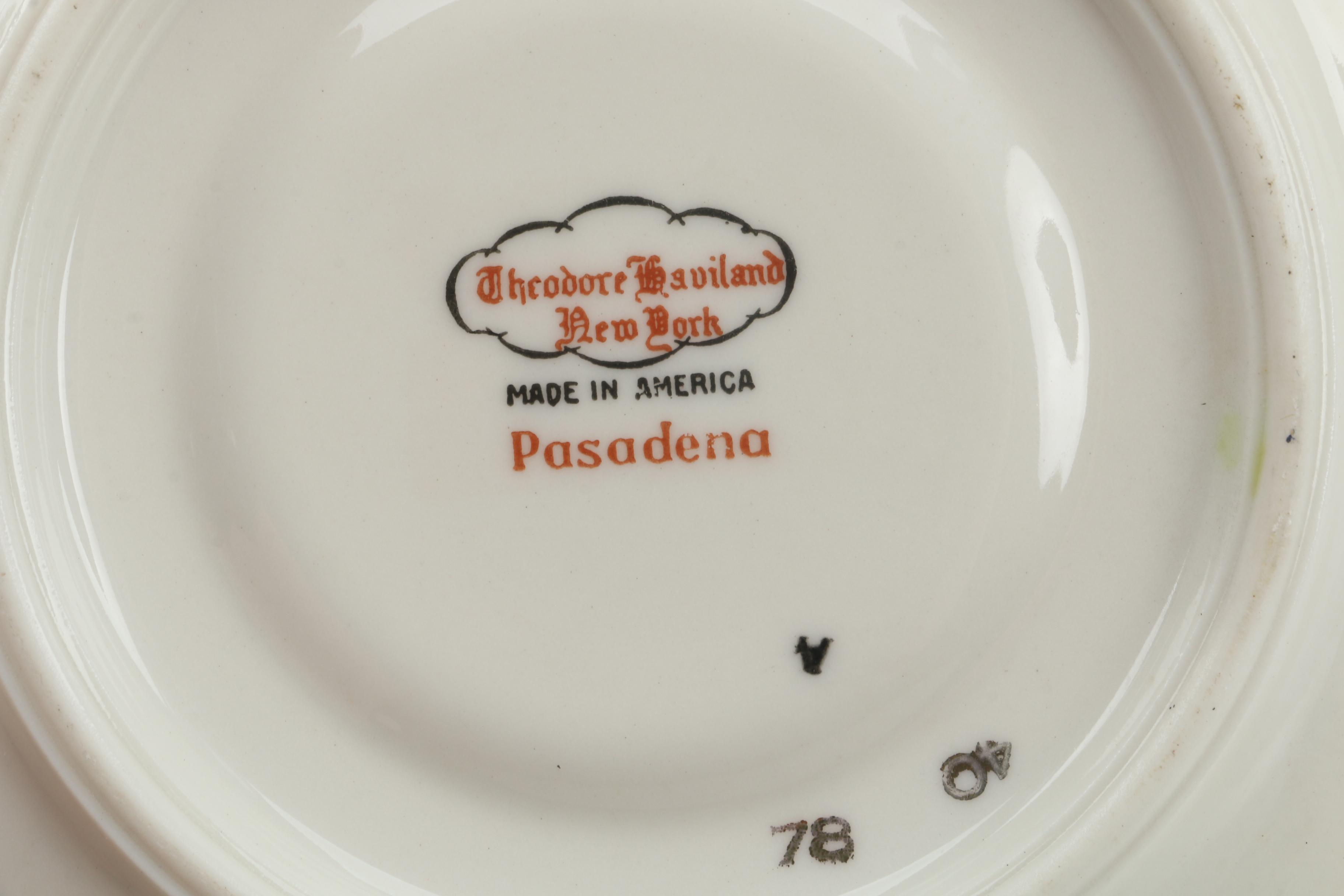 Antique to Vintage Haviland Limoges Tea Service including "Pasadena" and "Marie"