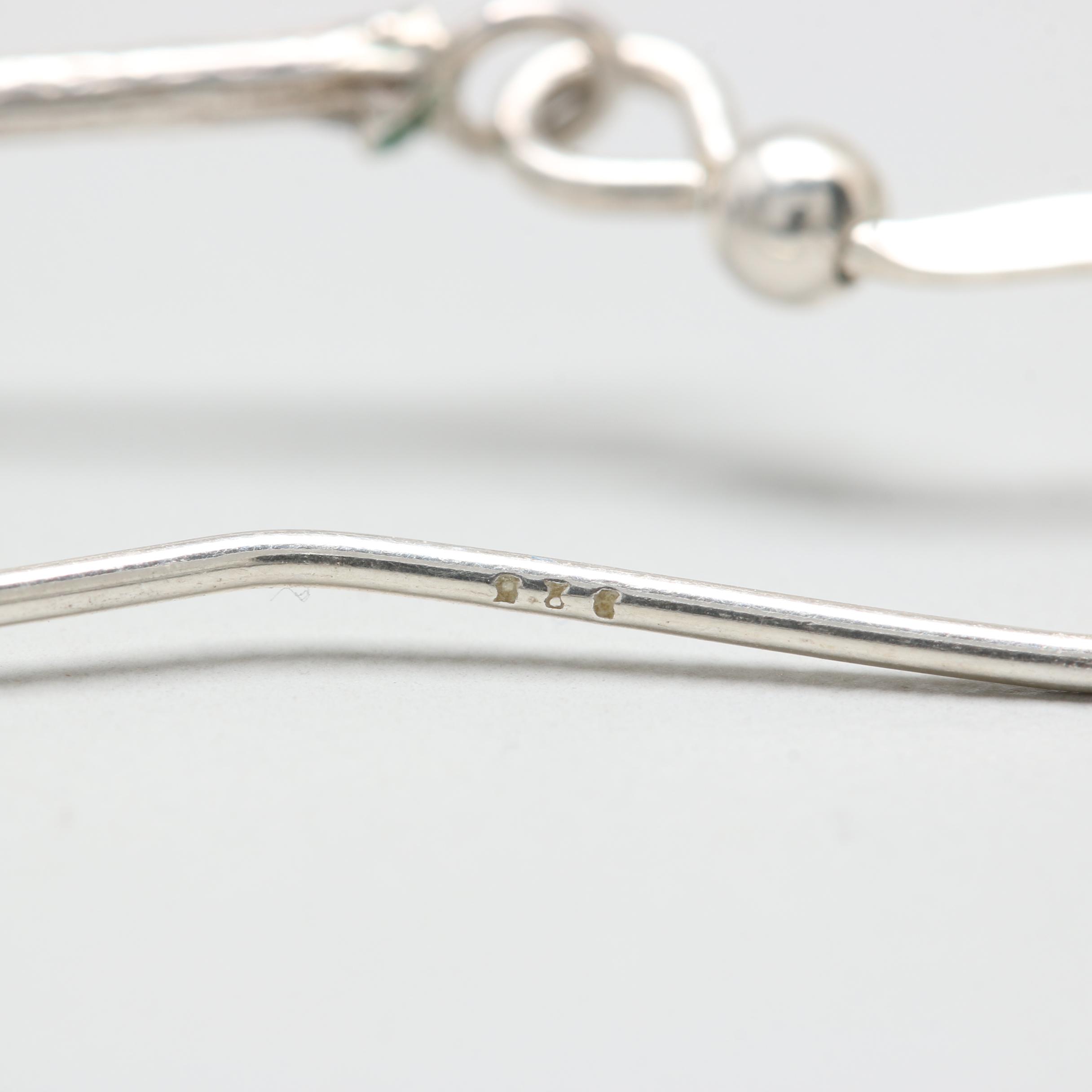 900 Silver and Freshwater Pearl Acorn Drop Earrings