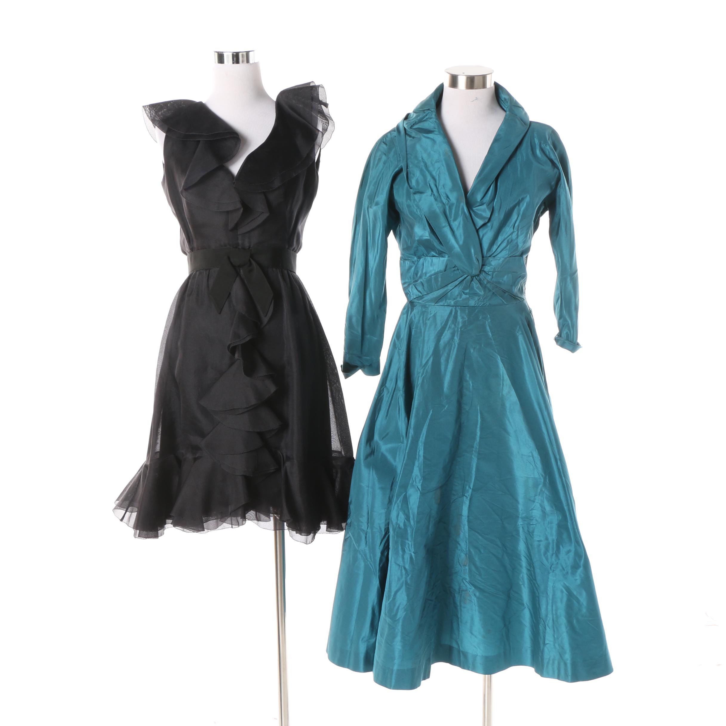 Women's Vintage Cocktail Dresses Including Joseph Magnin