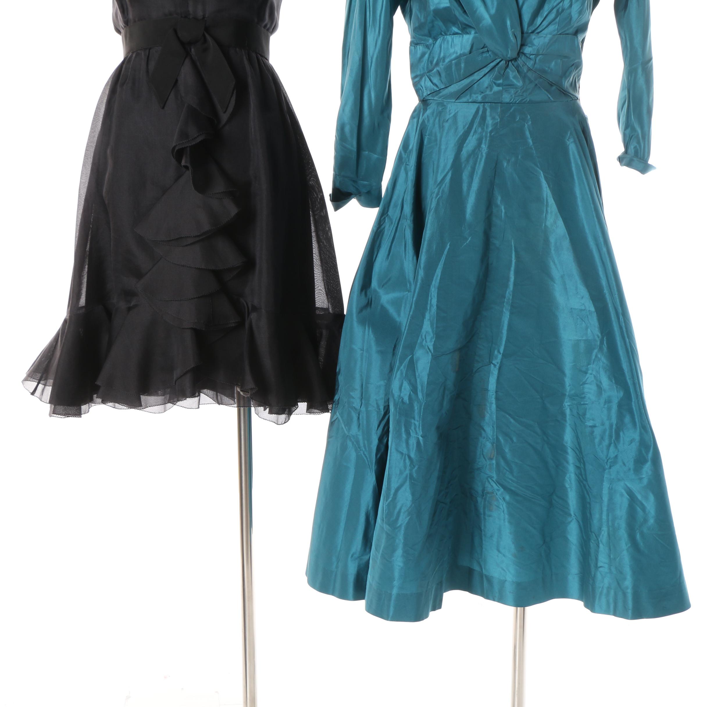 Women's Vintage Cocktail Dresses Including Joseph Magnin