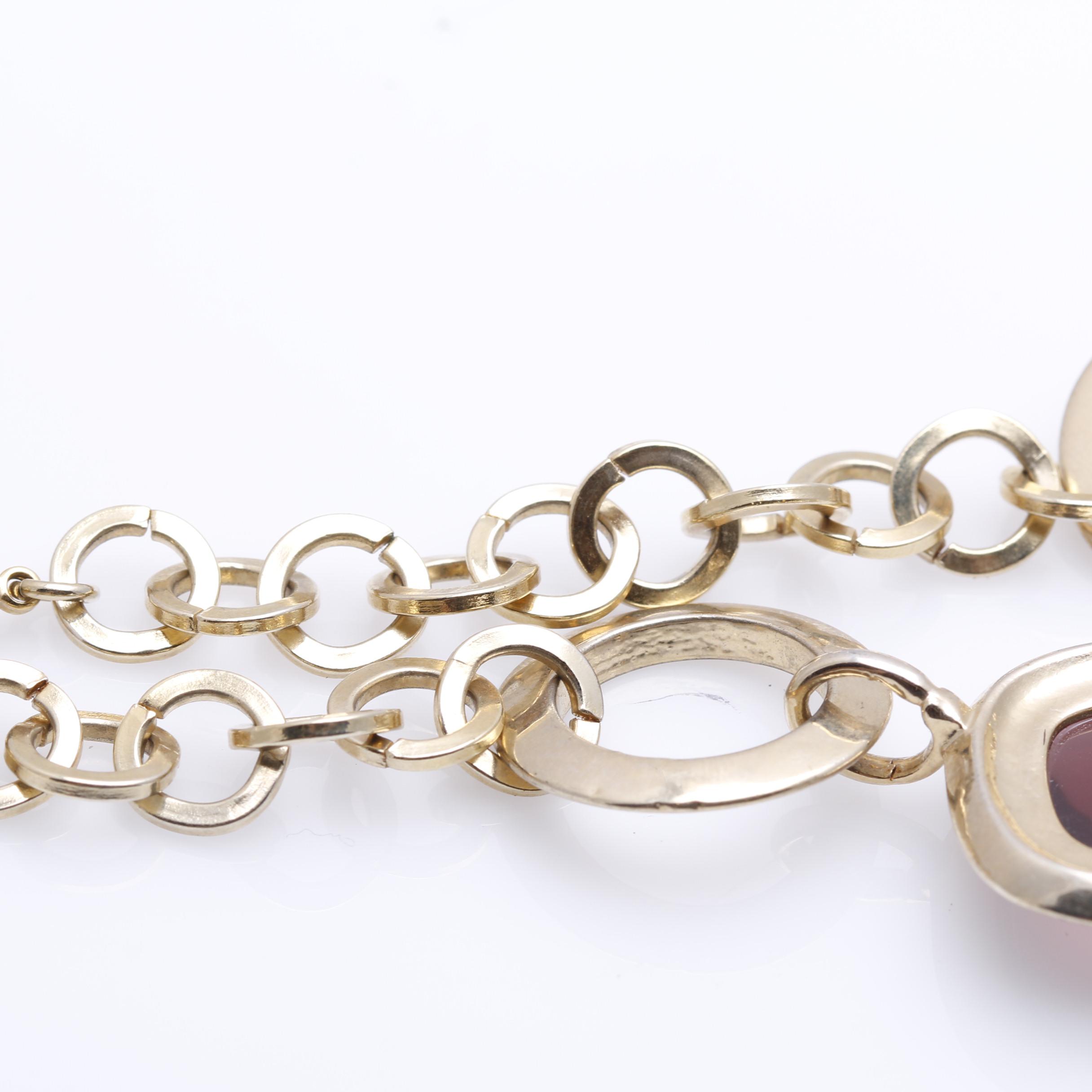 1970s Trifari Lucite Drop Necklace and Earrings