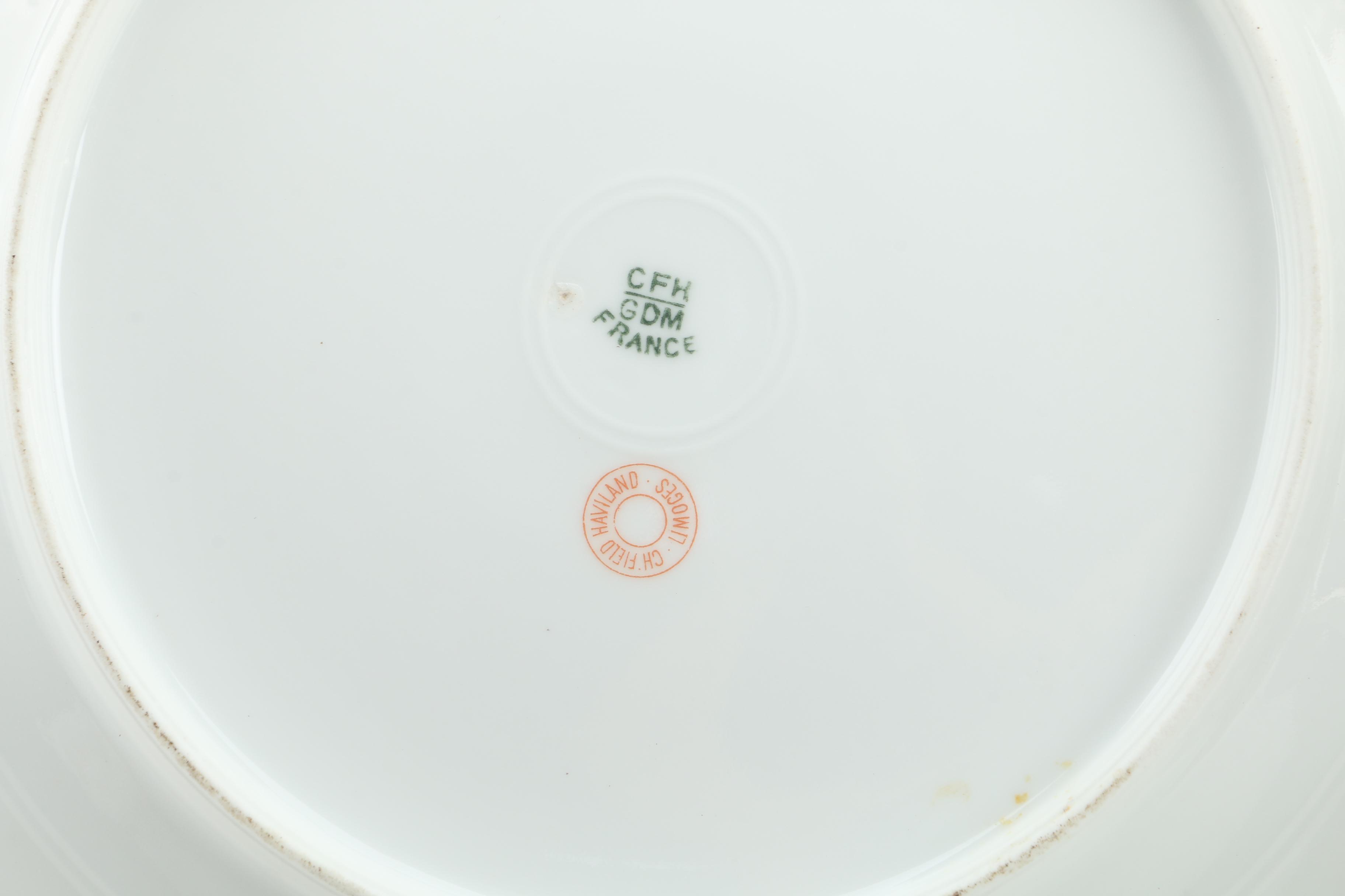 Antique and Vintage European Porcelain Tableware Including Haviland