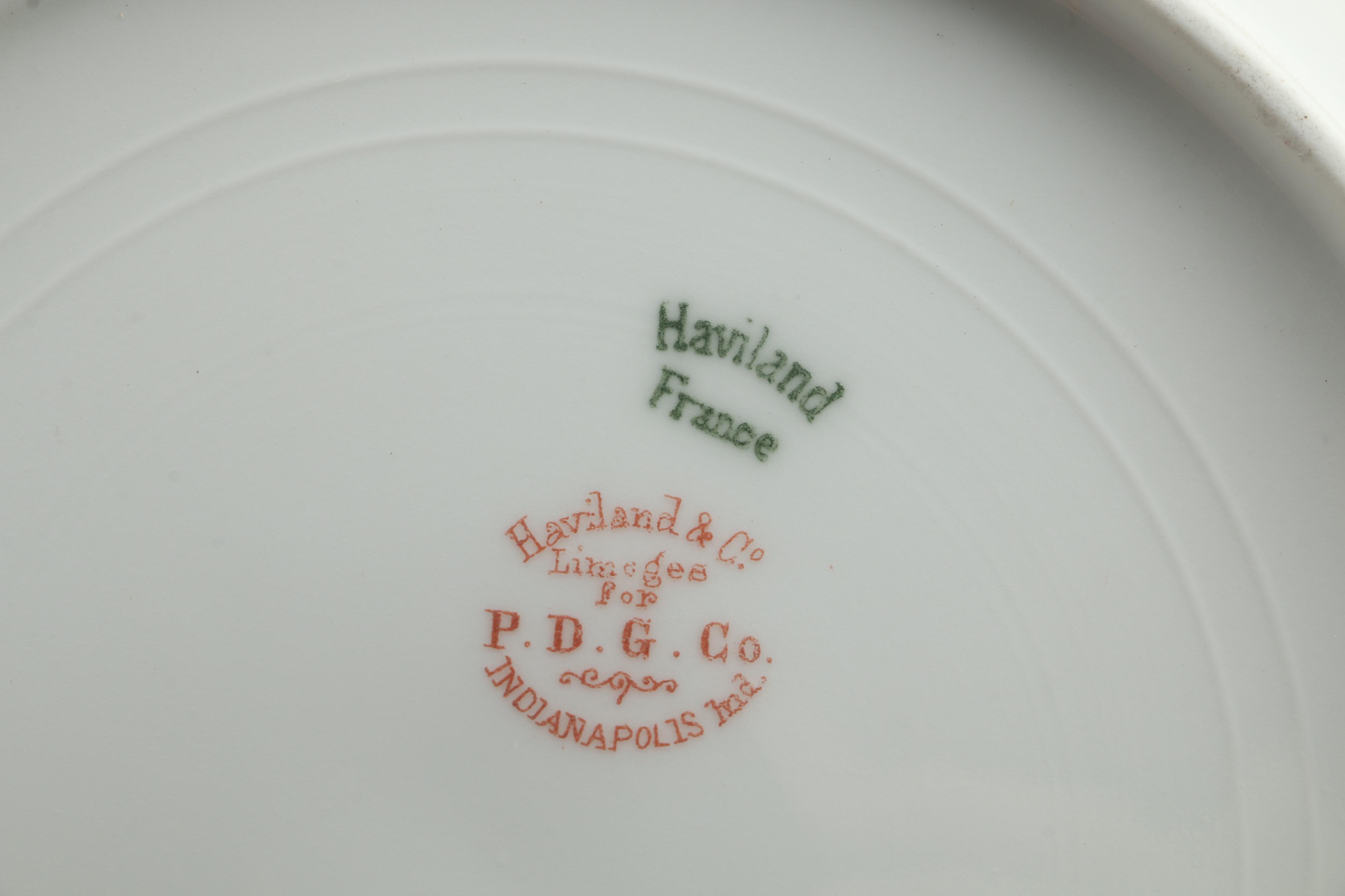 Antique and Vintage European Porcelain Tableware Including Haviland