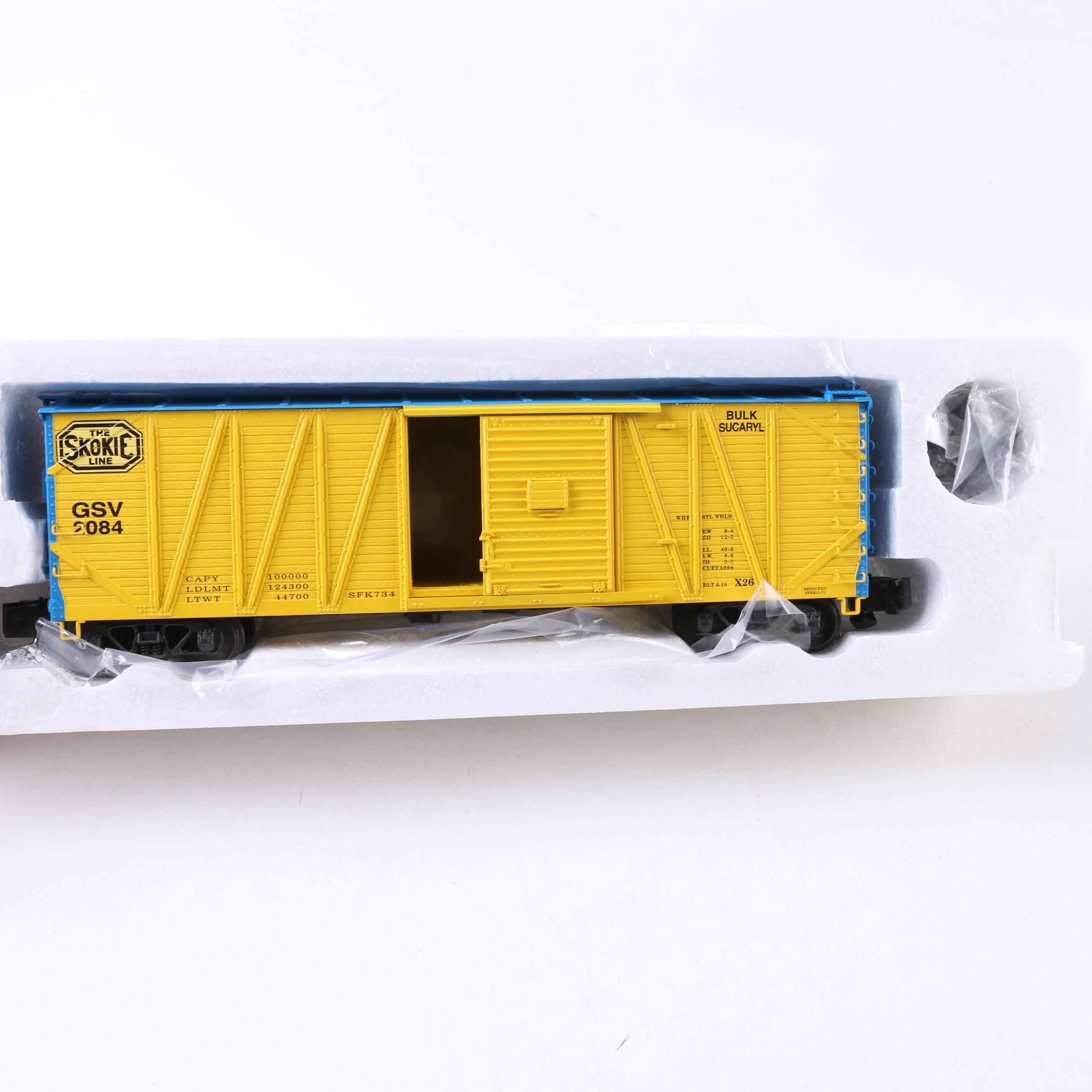 "The Showcase Line" Train Cars