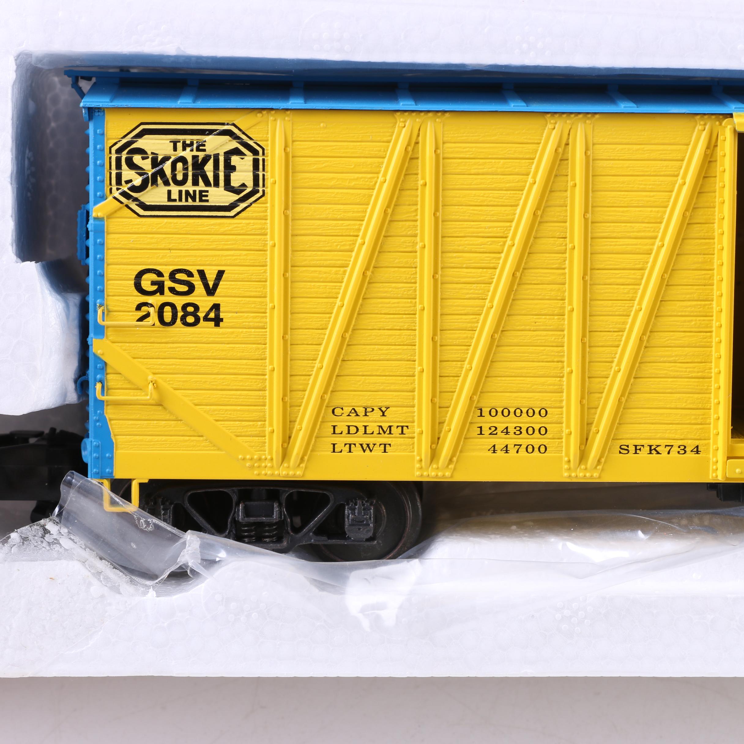 "The Showcase Line" Train Cars