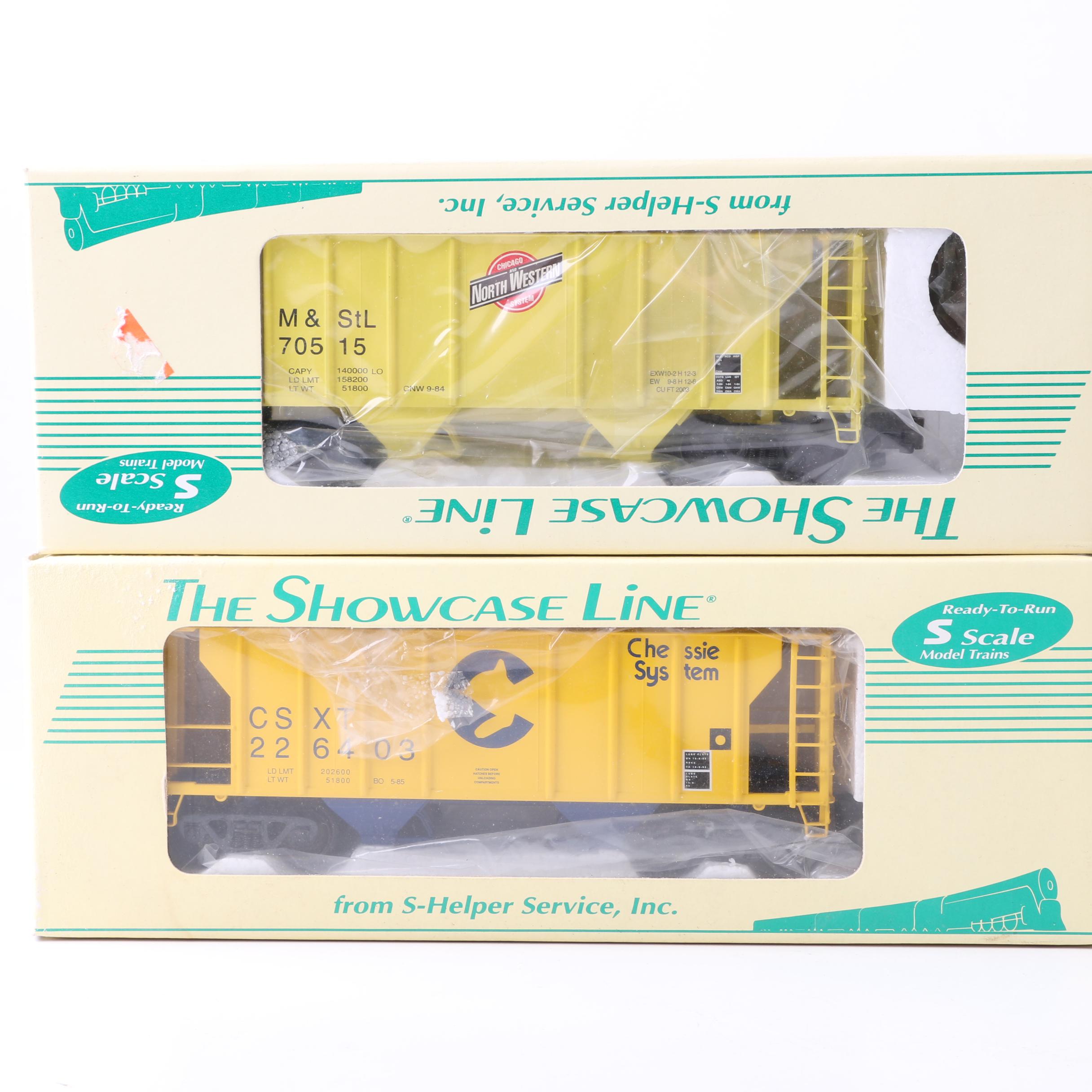"The Showcase Line" Train Cars