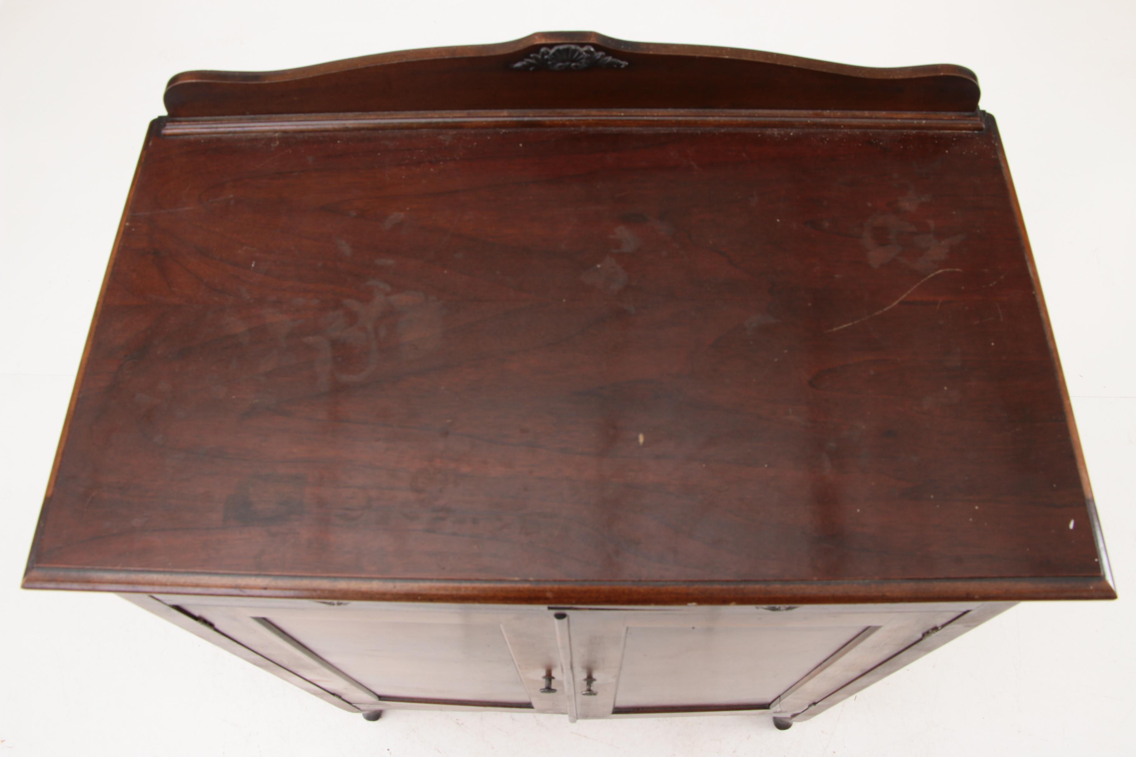 Vintage Walnut Linen Cabinet