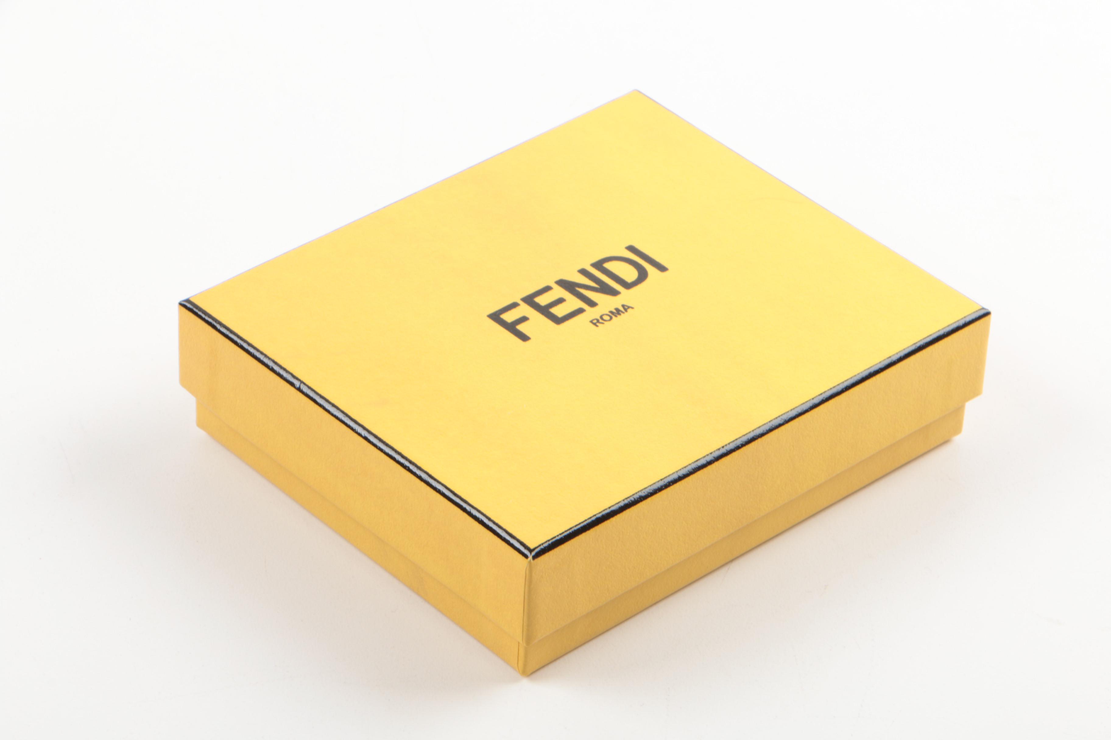 Fendi "Crystal Wonders" Black Onyx, Glass Crystal, Dyed Fur Costume Necklace