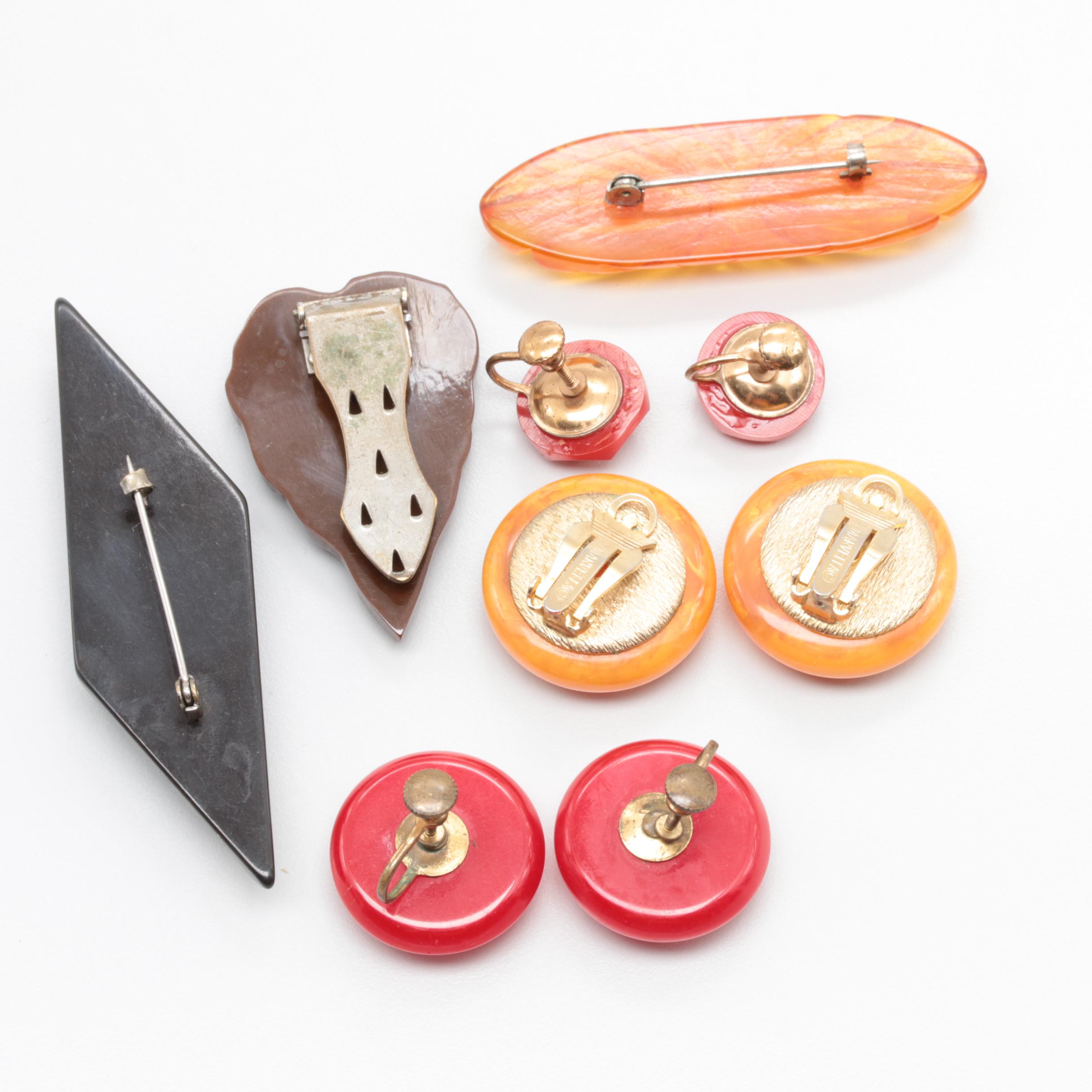 Bakelite and Plastic Jewelry Collection