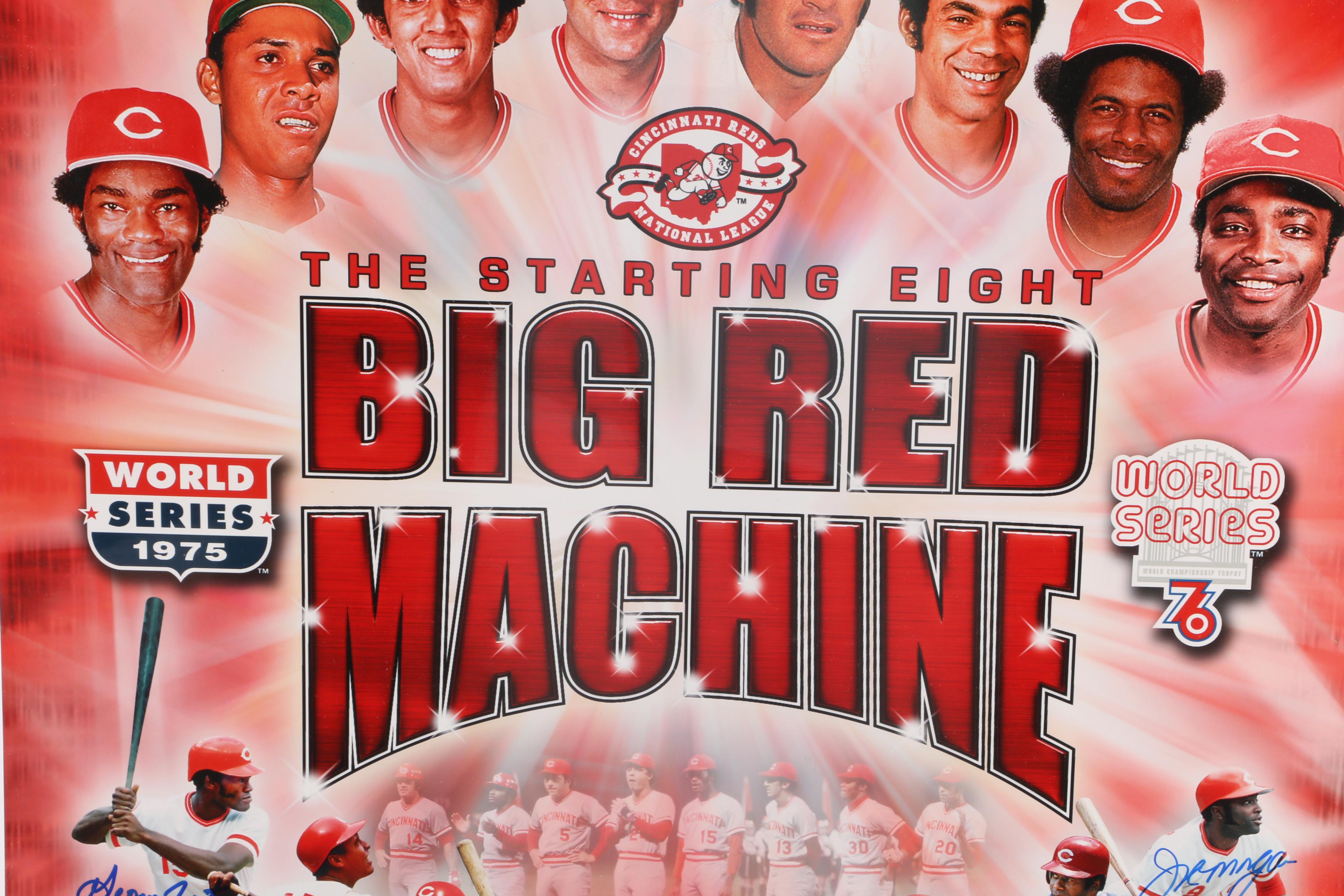 Big Red Machine Signed Photo Print  COA