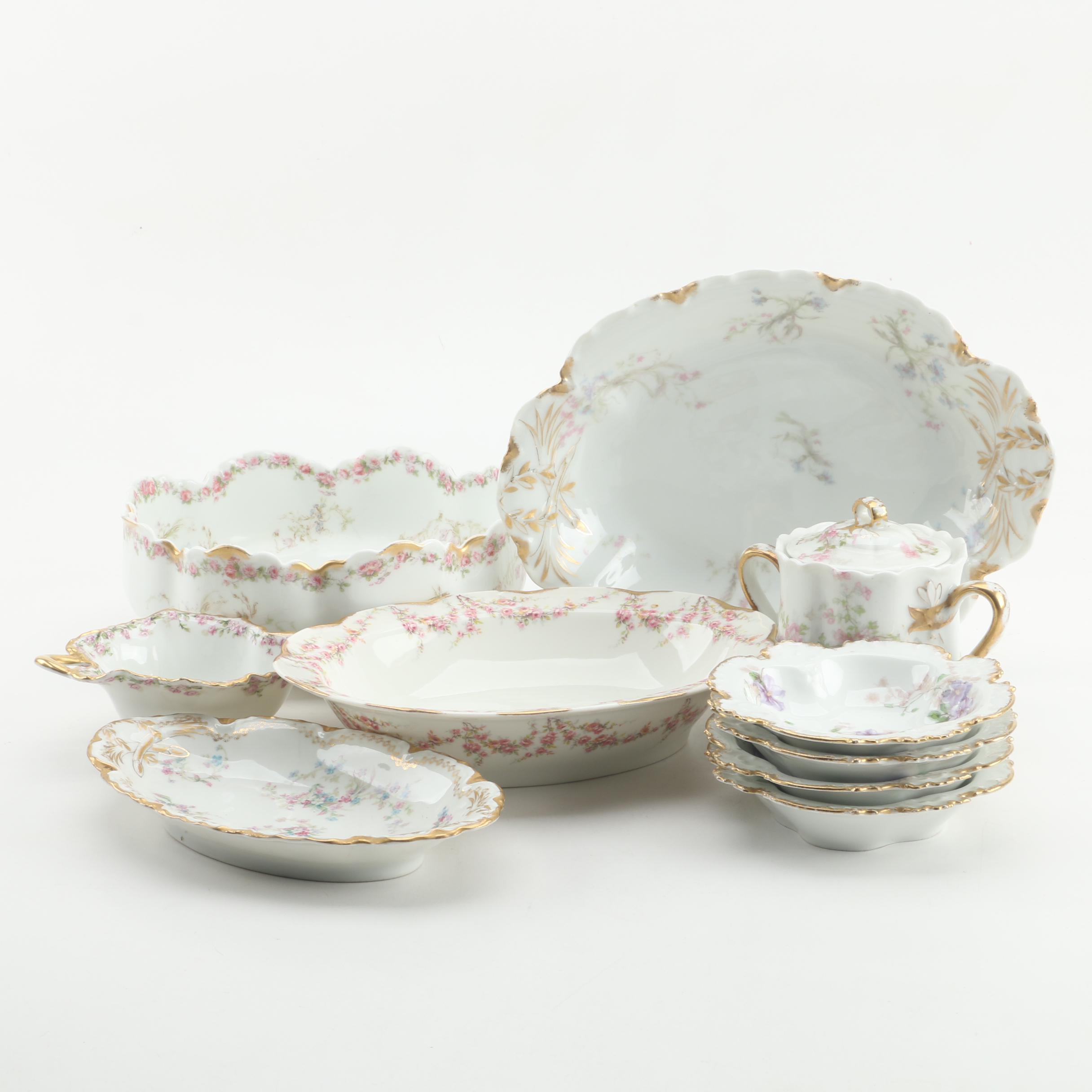 Antique and Vintage Haviland Porcelain Serveware