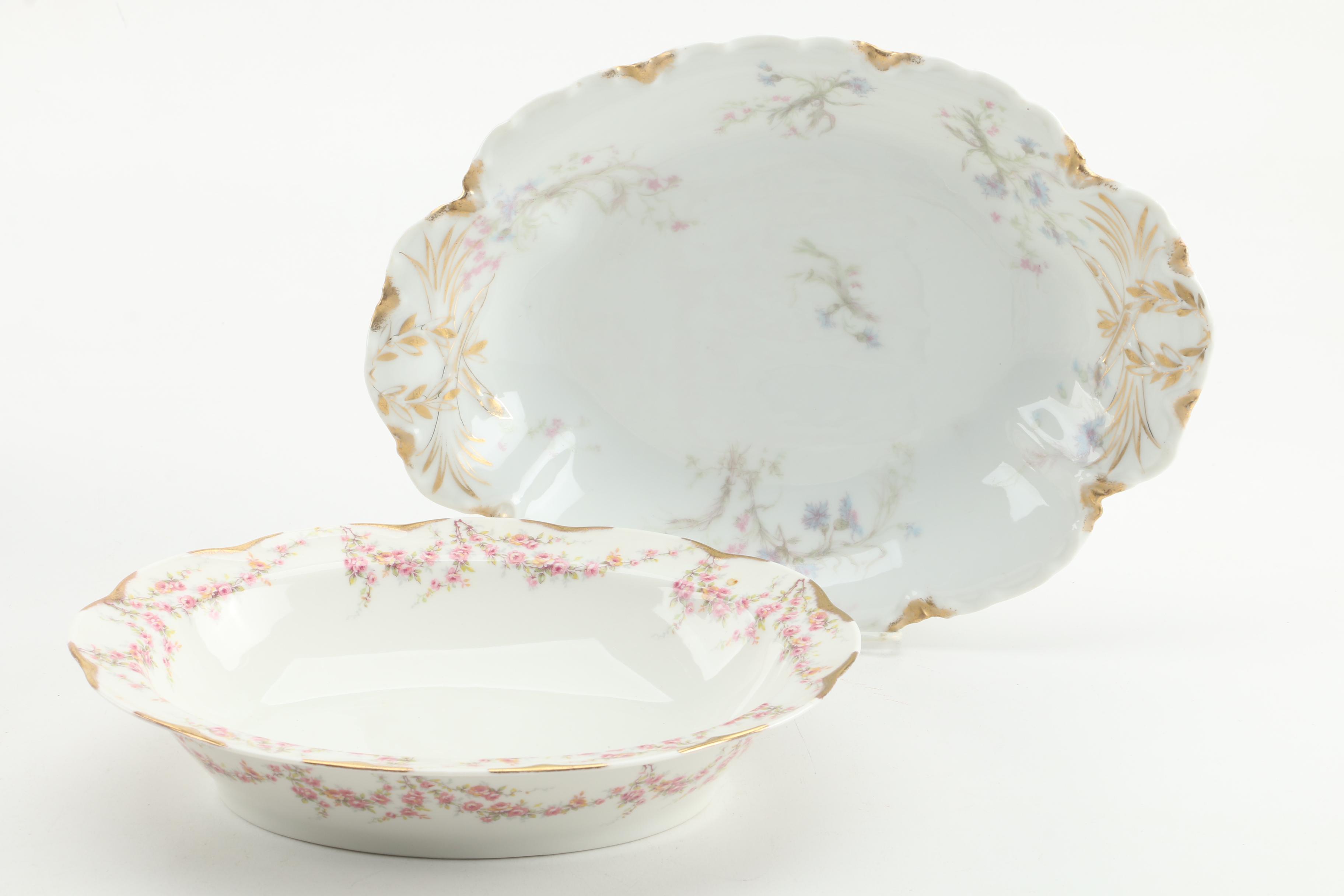 Antique and Vintage Haviland Porcelain Serveware